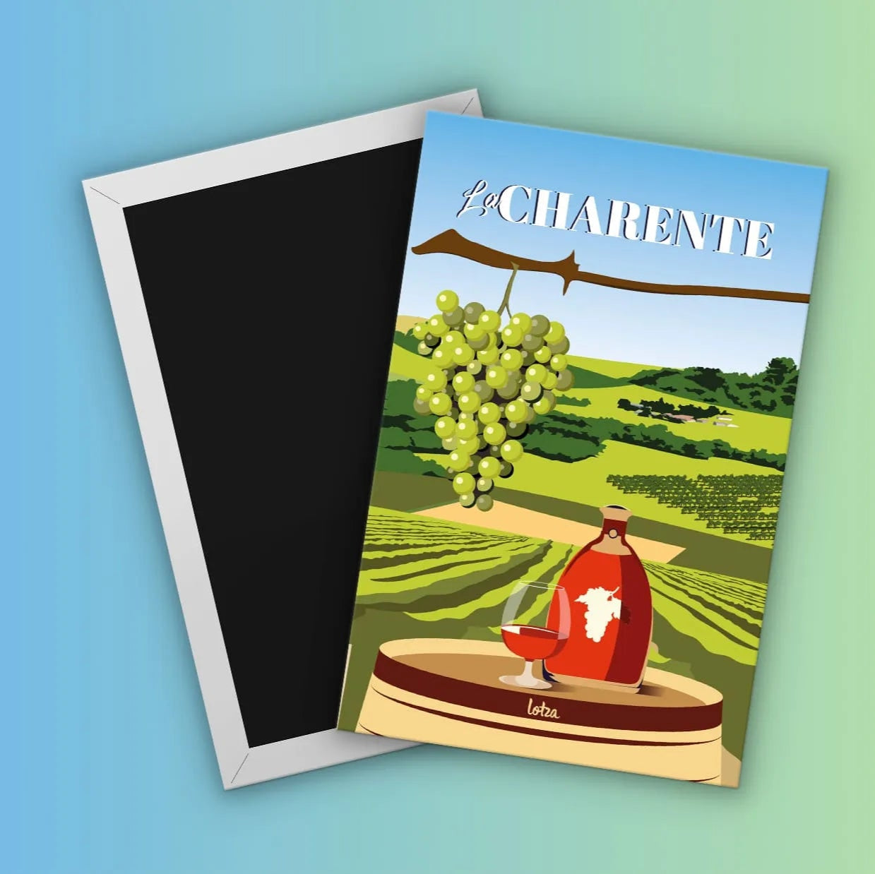 Magnete - Magnet * serie le gaulois département français 16 CHARENTE Magnete - Magnet * serie le gaulois département français 16 CHARENTE