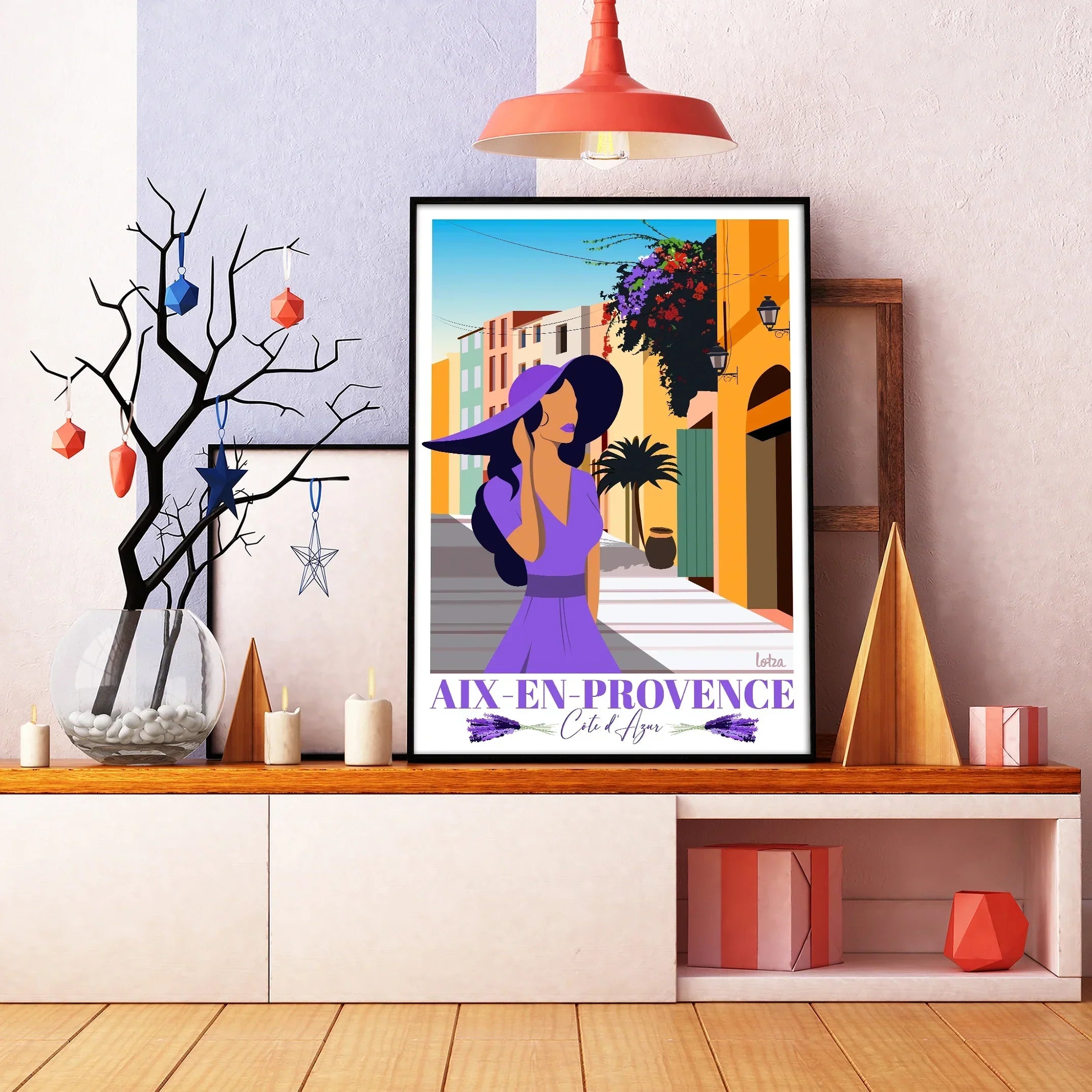 Les affiches de voyage Lotza : une touche d’aventure dans votre décoration d’Intérieur