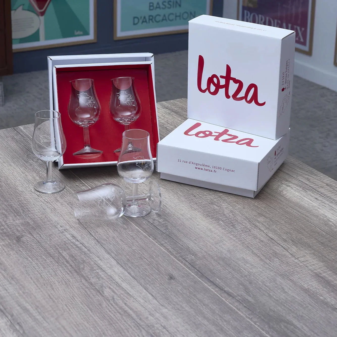 Verres à dégustation