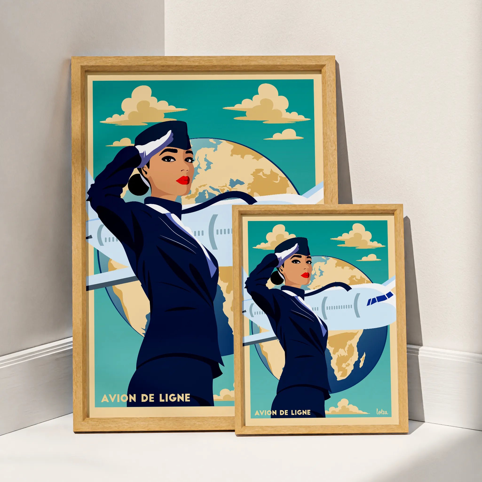 Affiche Avion - de ligne