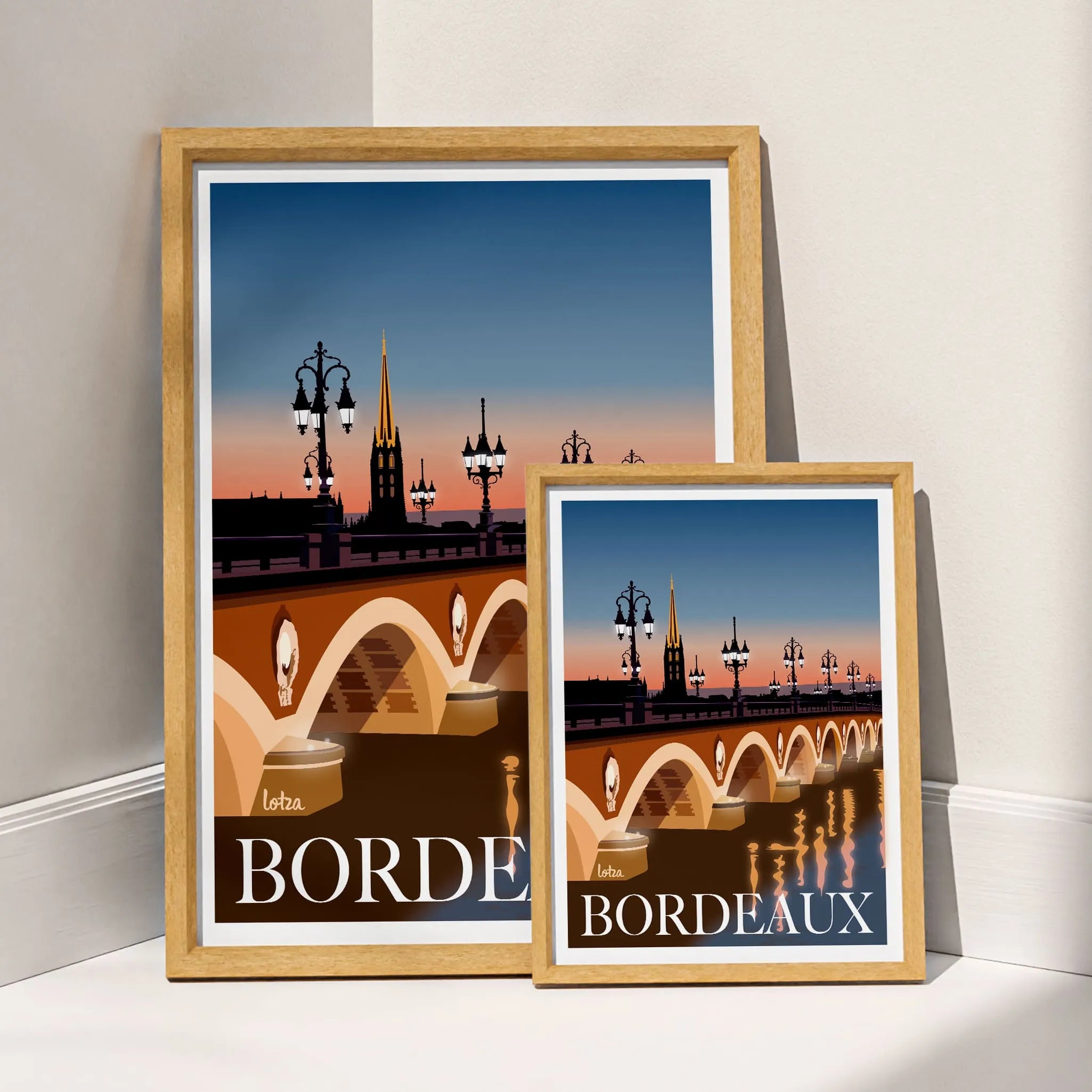Bordeaux Poster - Stone Bridge