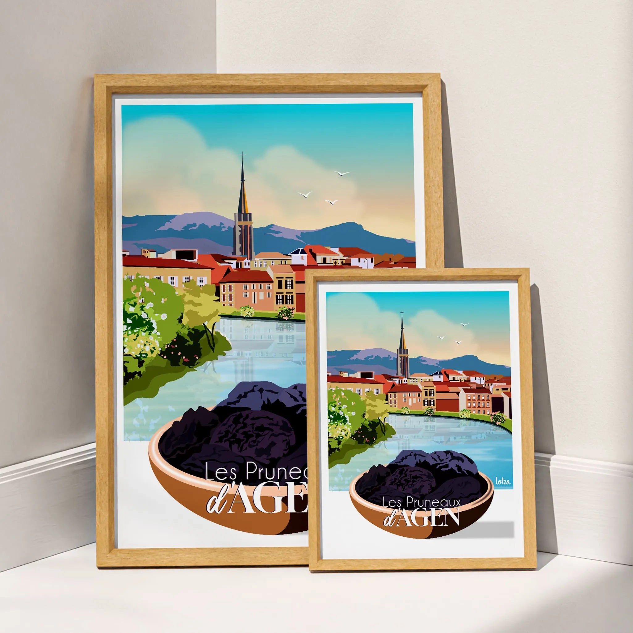 Affiche Les Pruneaux d'Agen