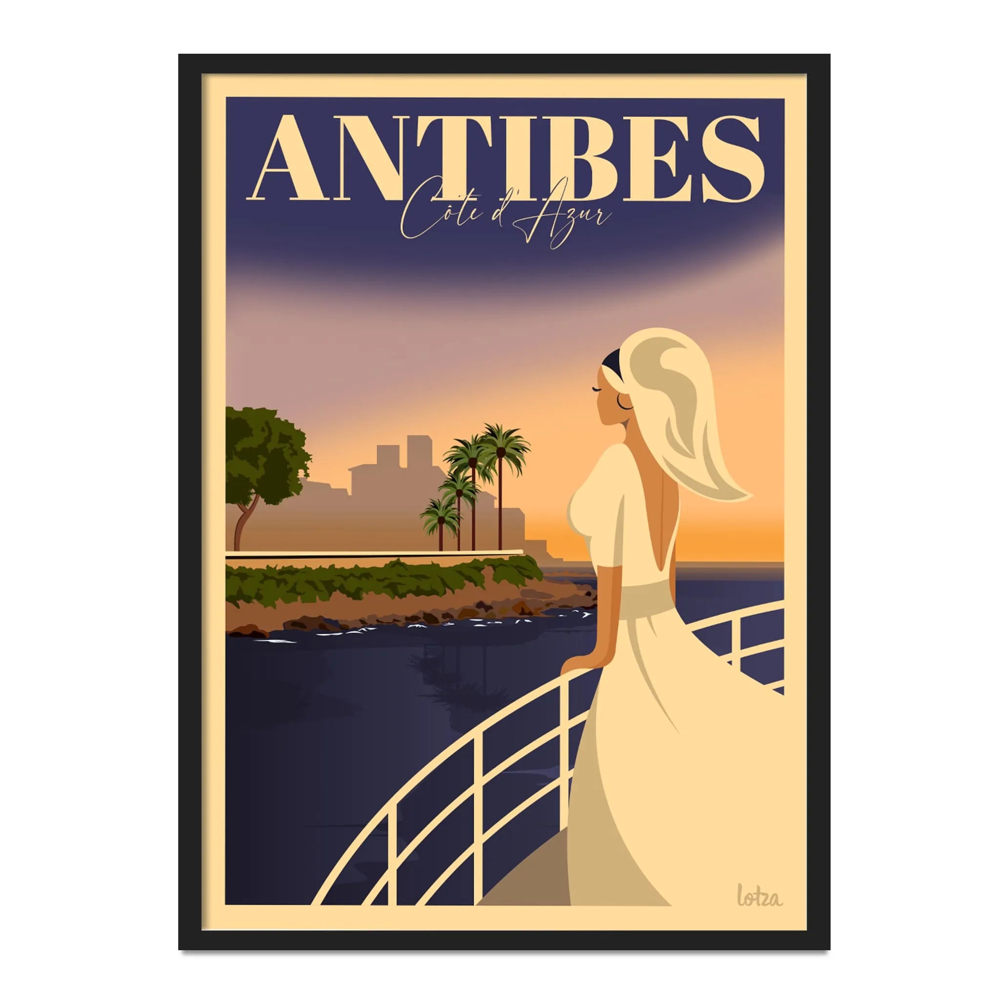Affiche Antibes