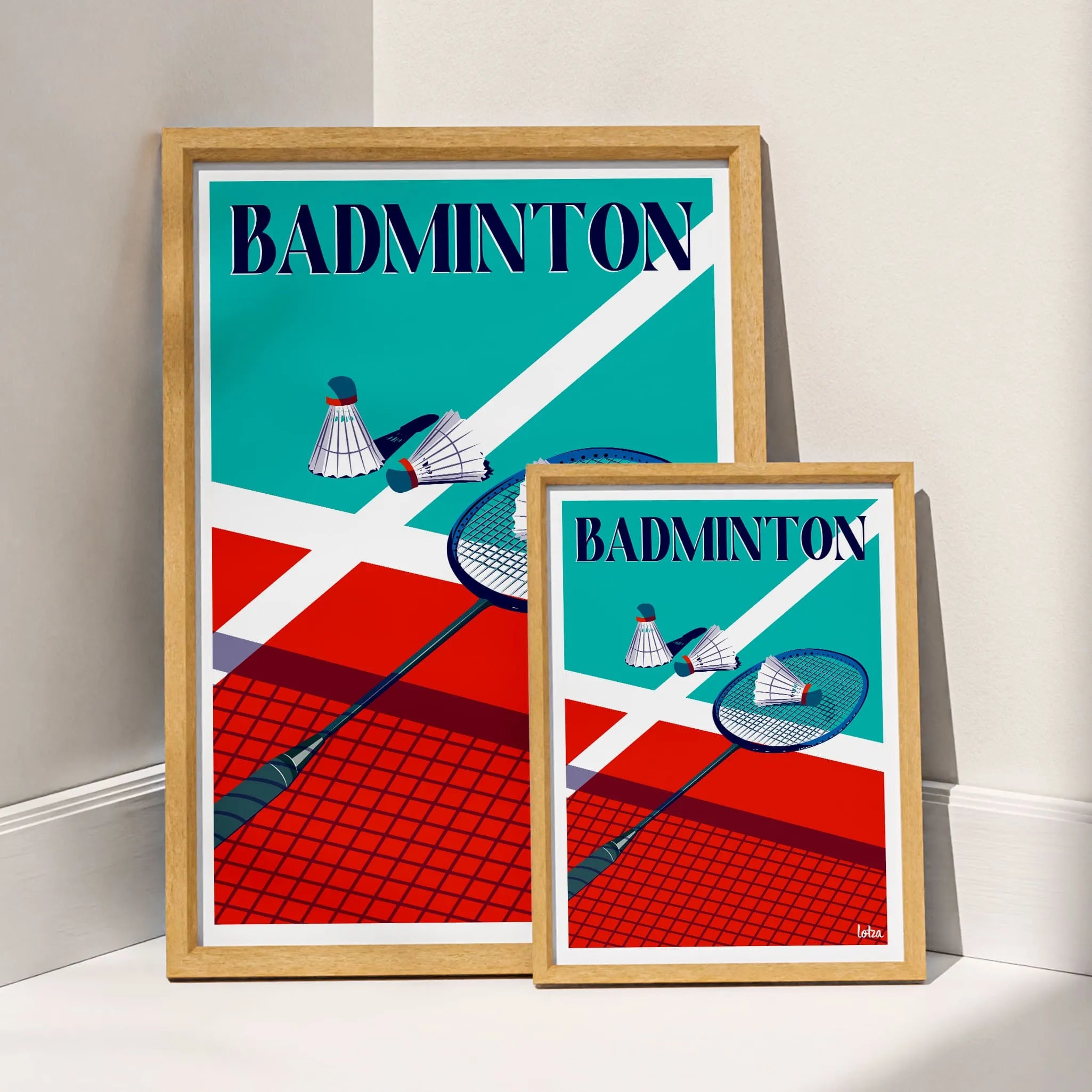 Affiche Badminton