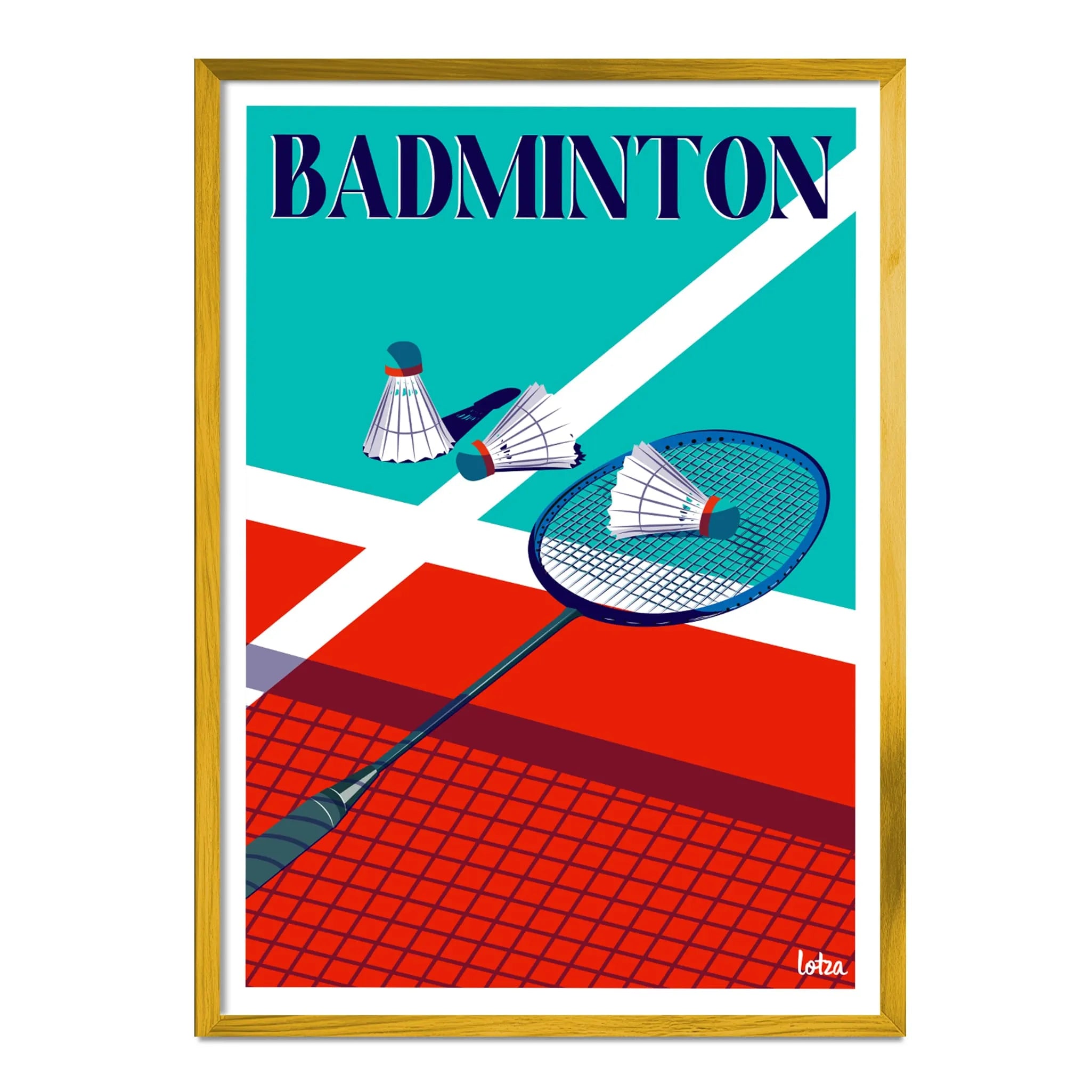 Affiche Badminton