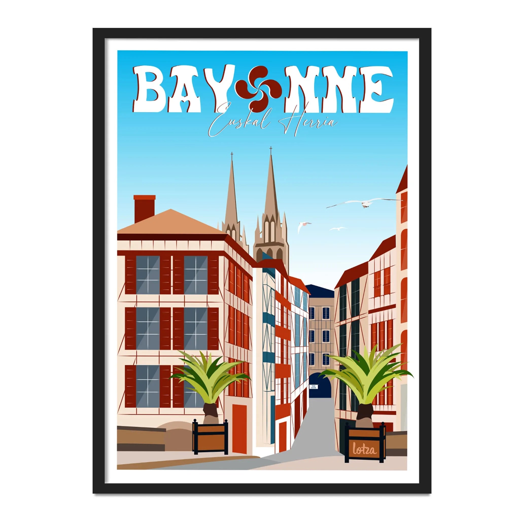 Affiche Bayonne