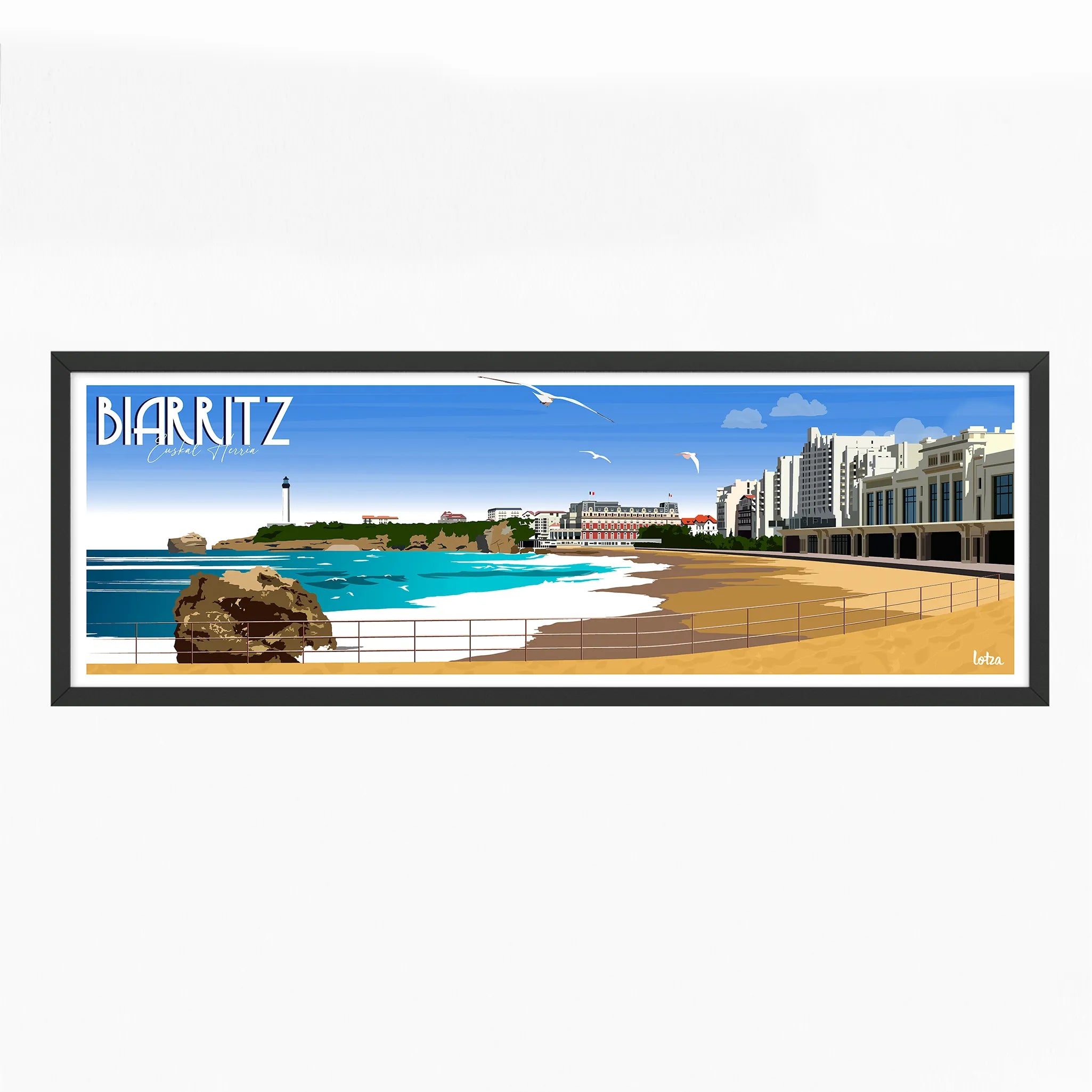 Affiche Biarritz - Panoramique
