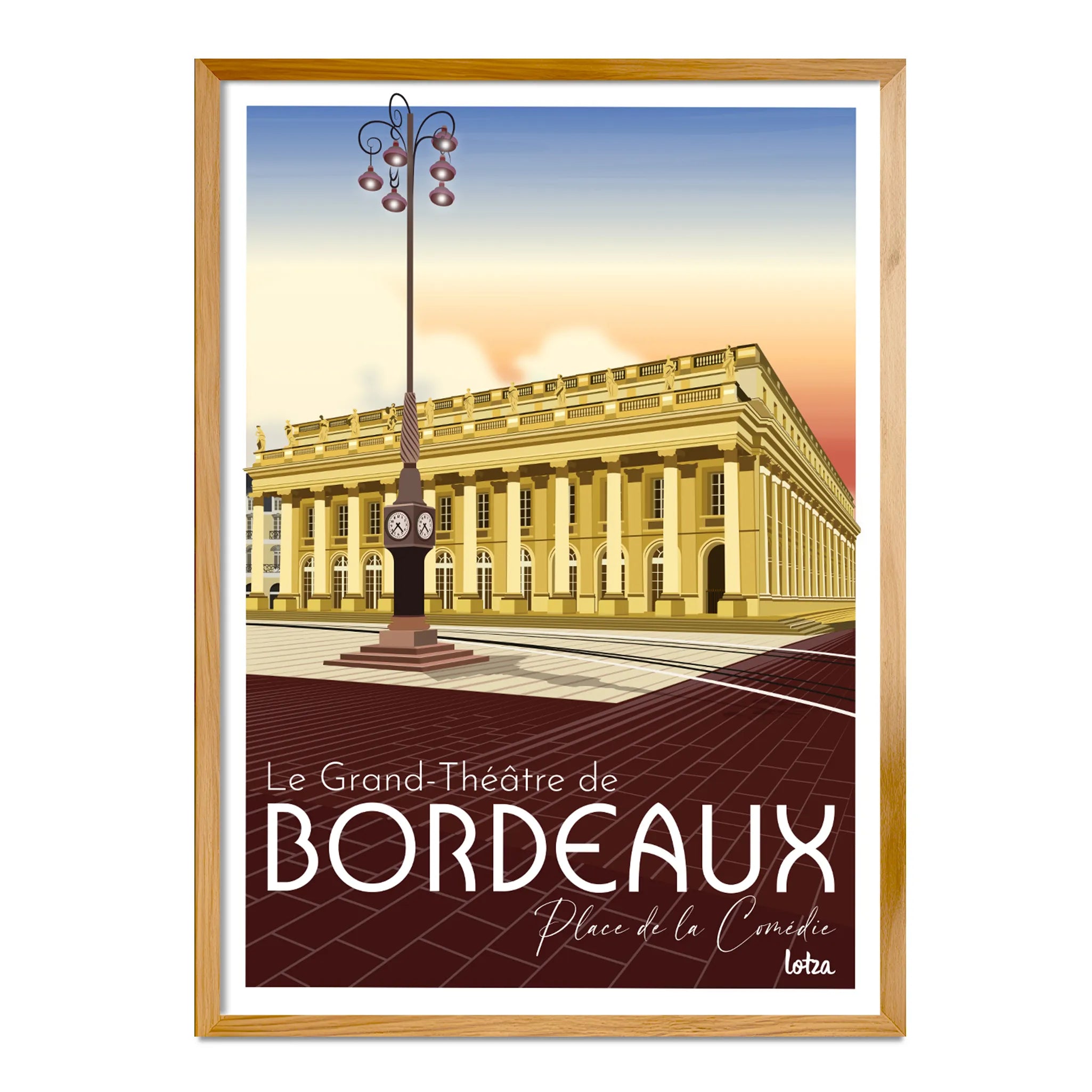Bordeaux Poster - Grand Théâtre
