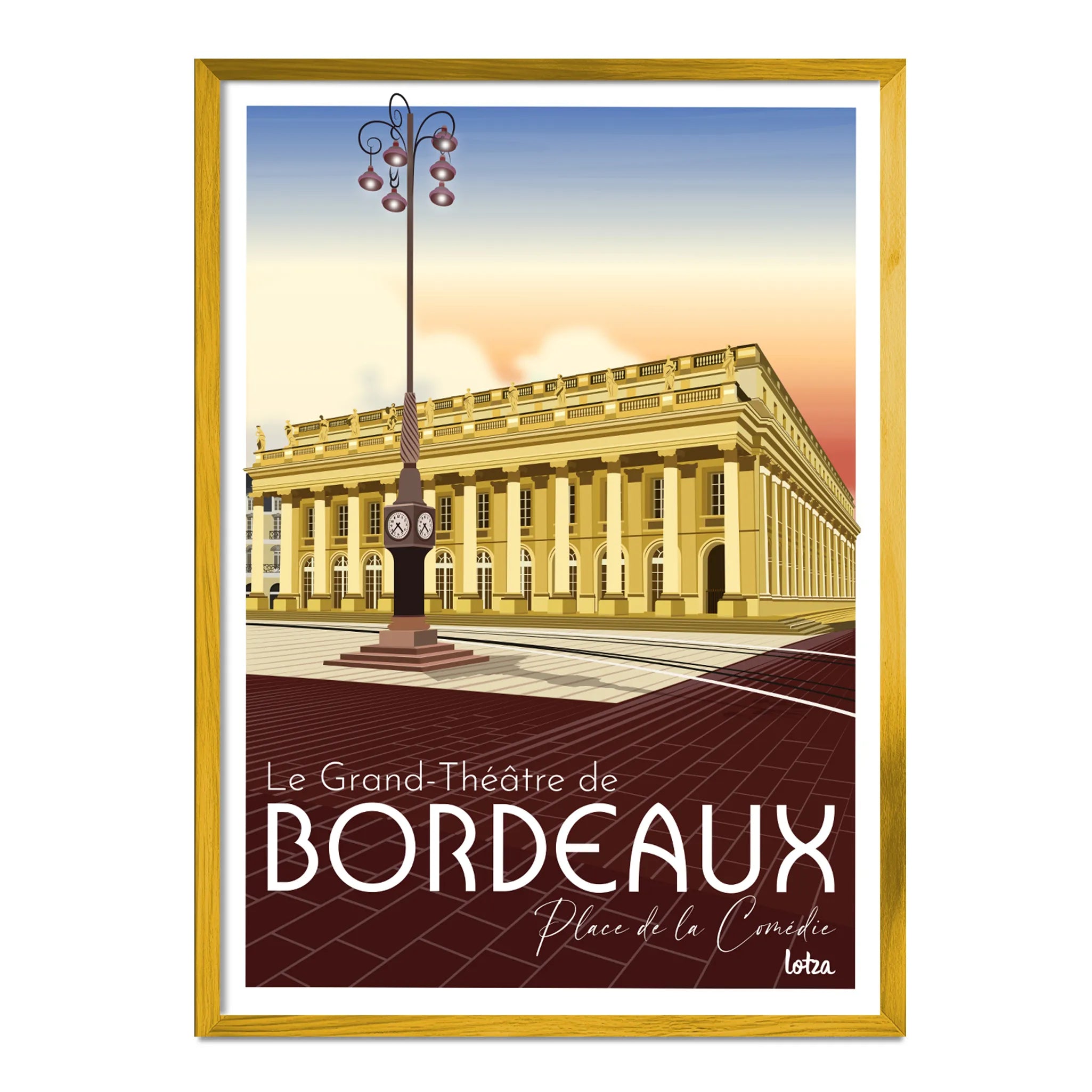 Bordeaux Poster - Grand Théâtre