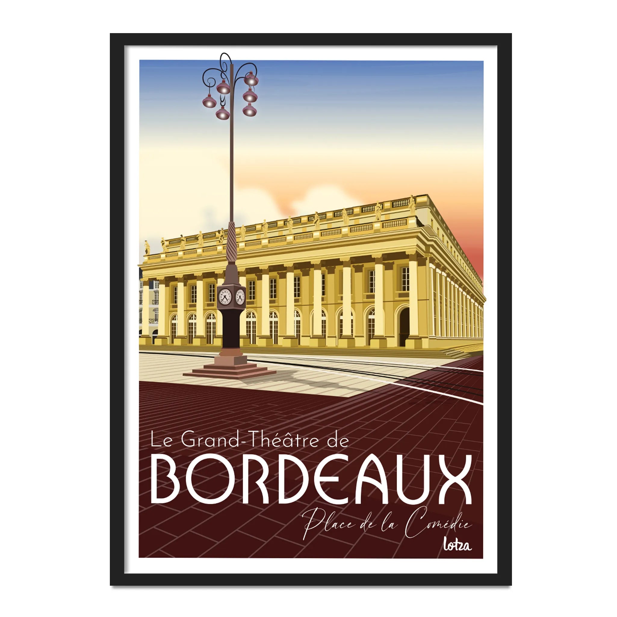 Affiche Bordeaux - Grand Théâtre
