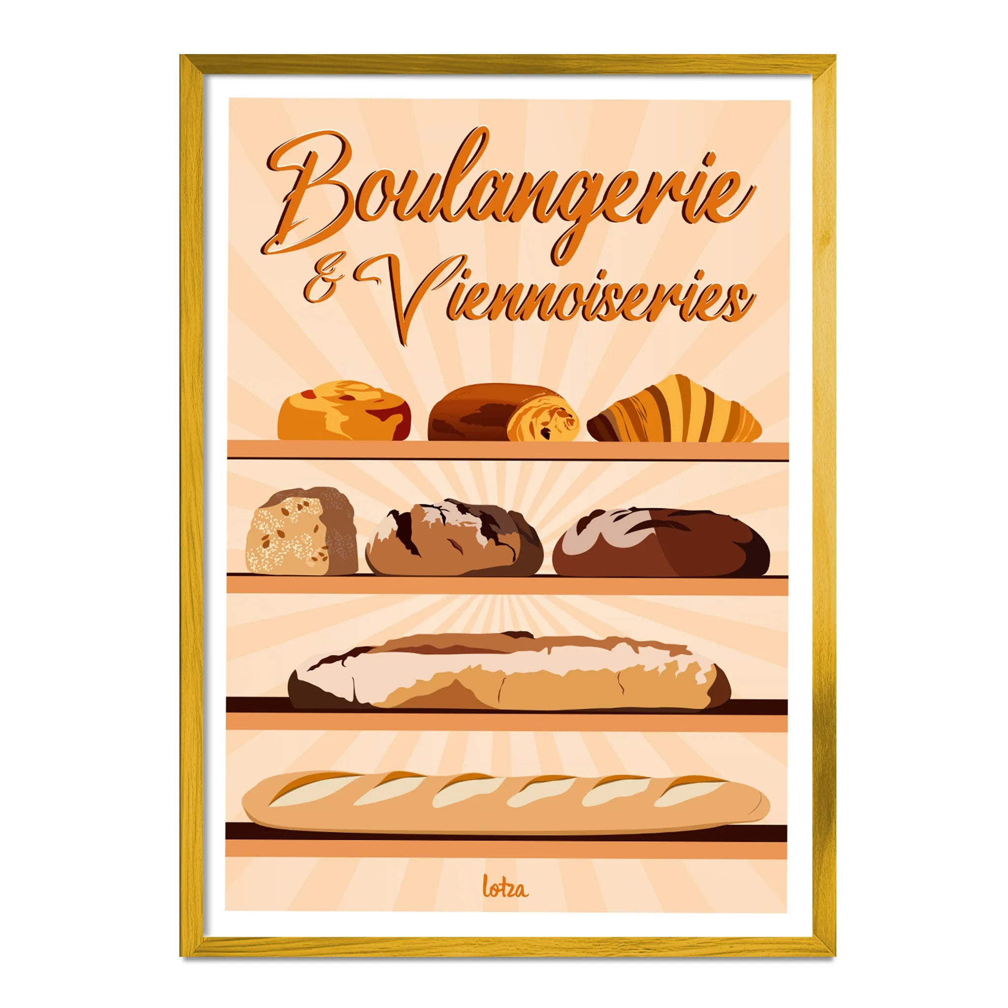 Affiche Boulangerie & Viennoiseries