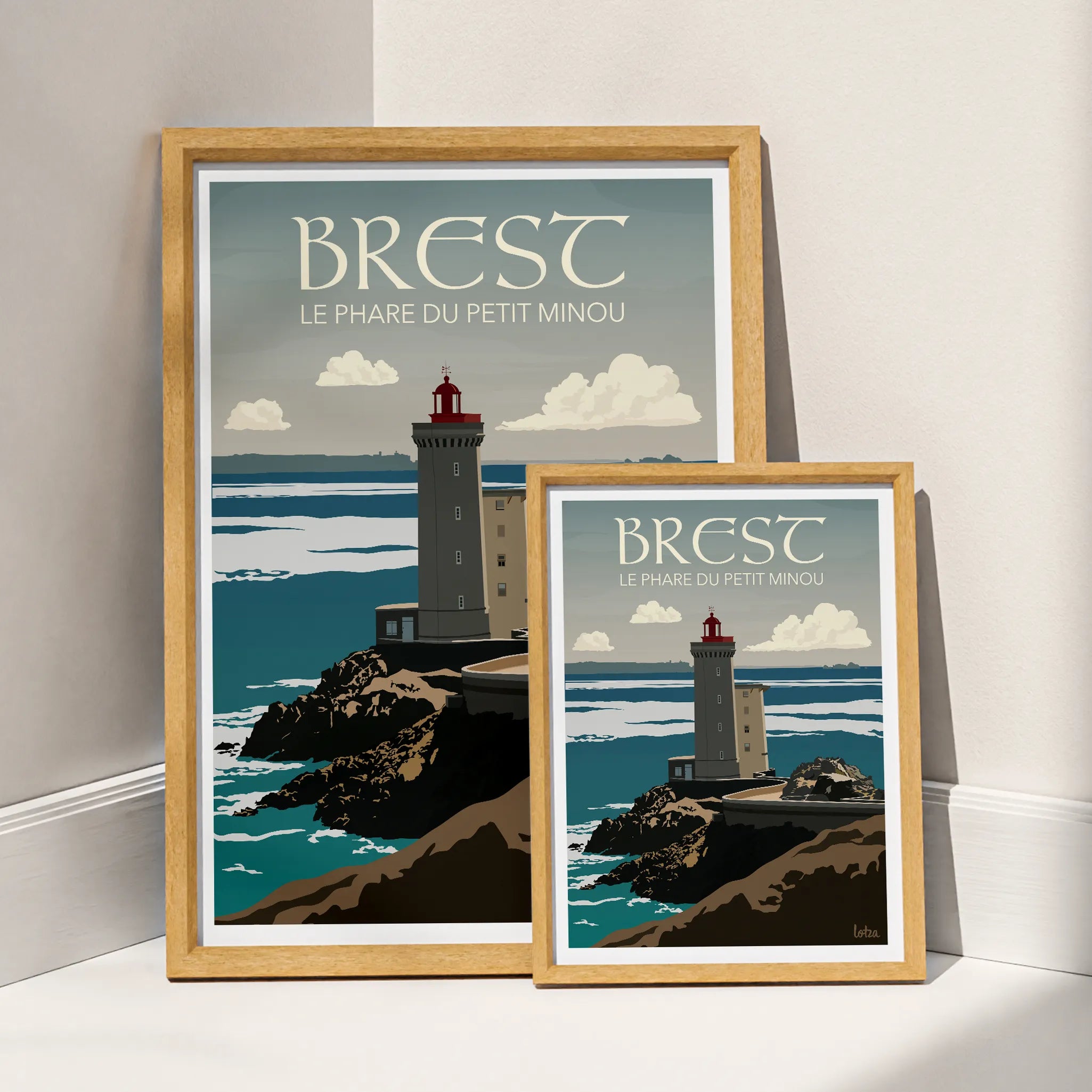 Affiche Brest - Phare du Petit Minou