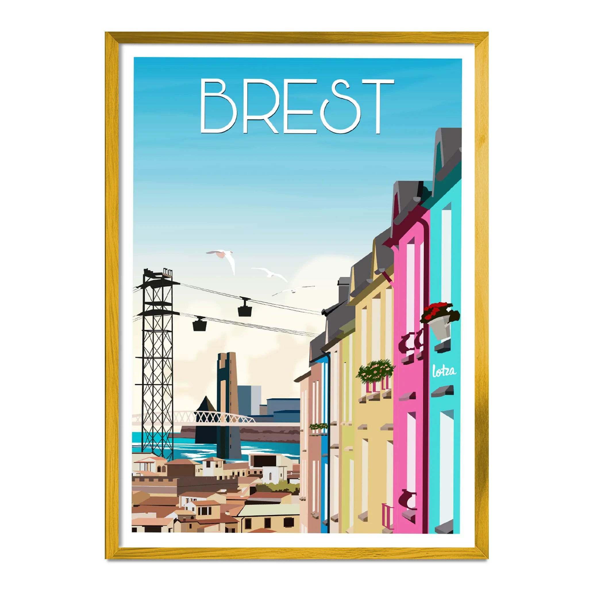 Affiche Brest
