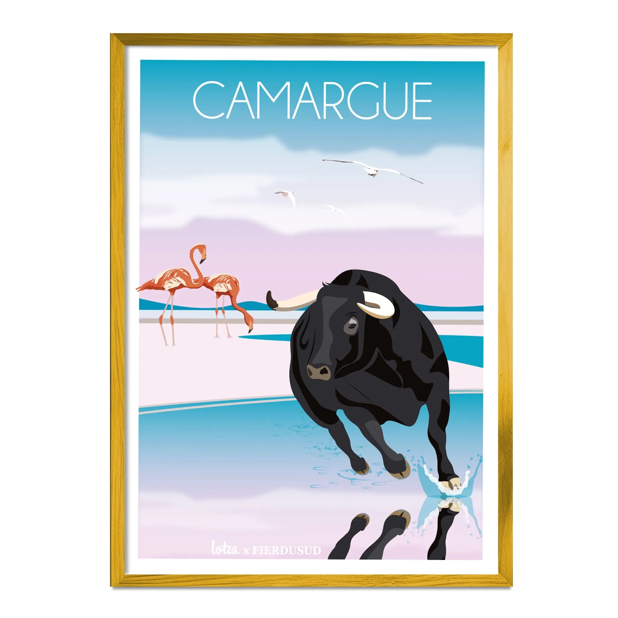 Affiche Camargue