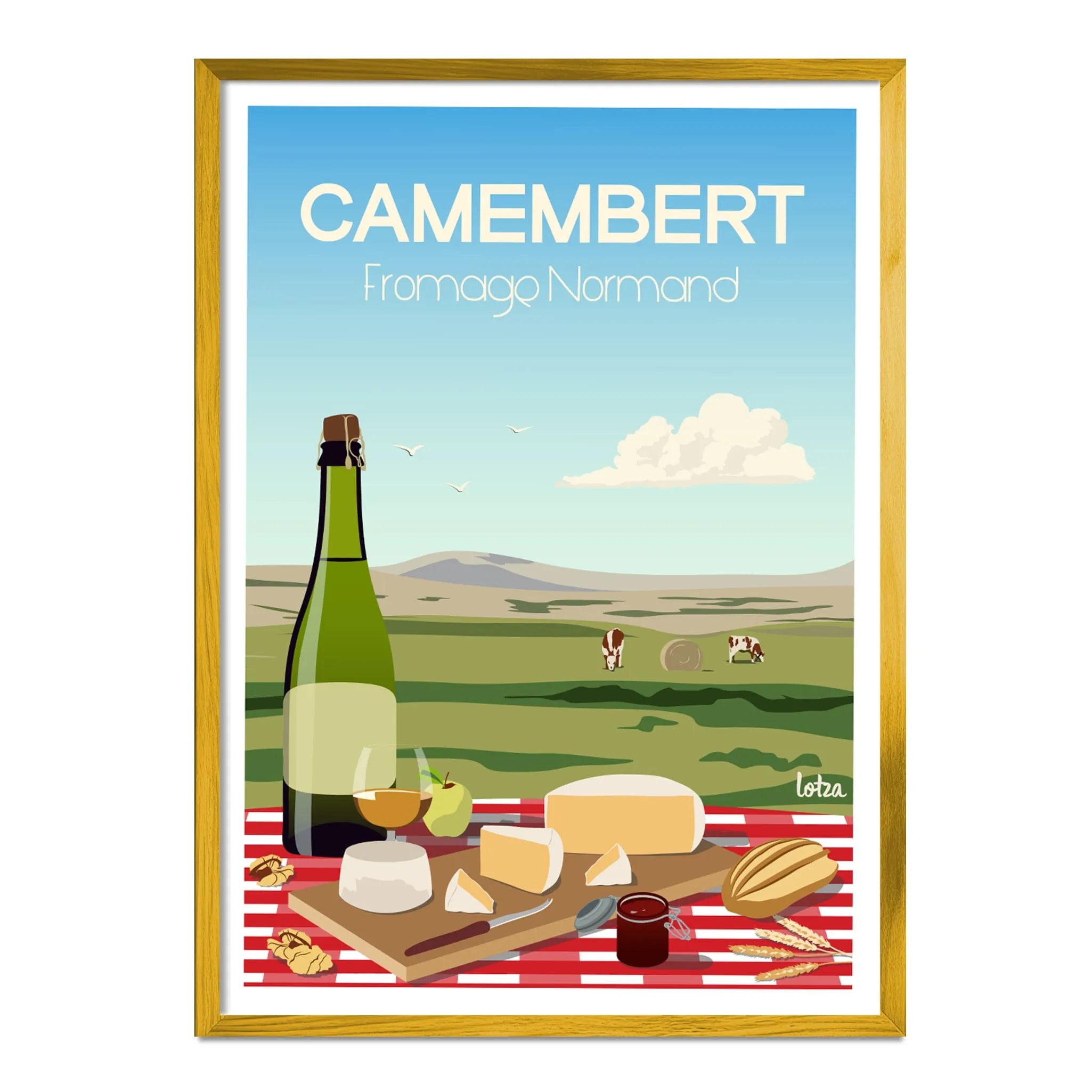 Affiche Camembert