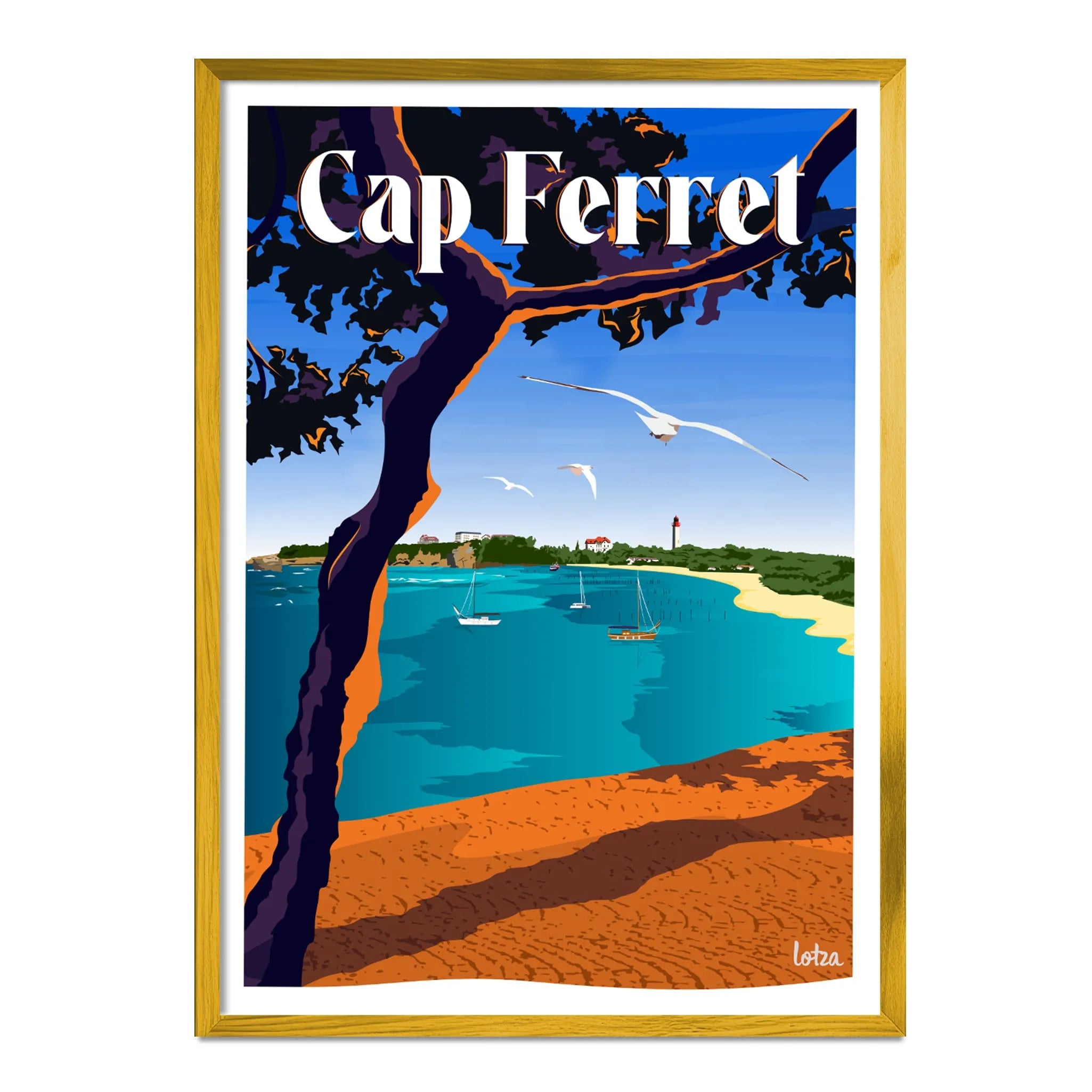 Affiche Cap Ferret