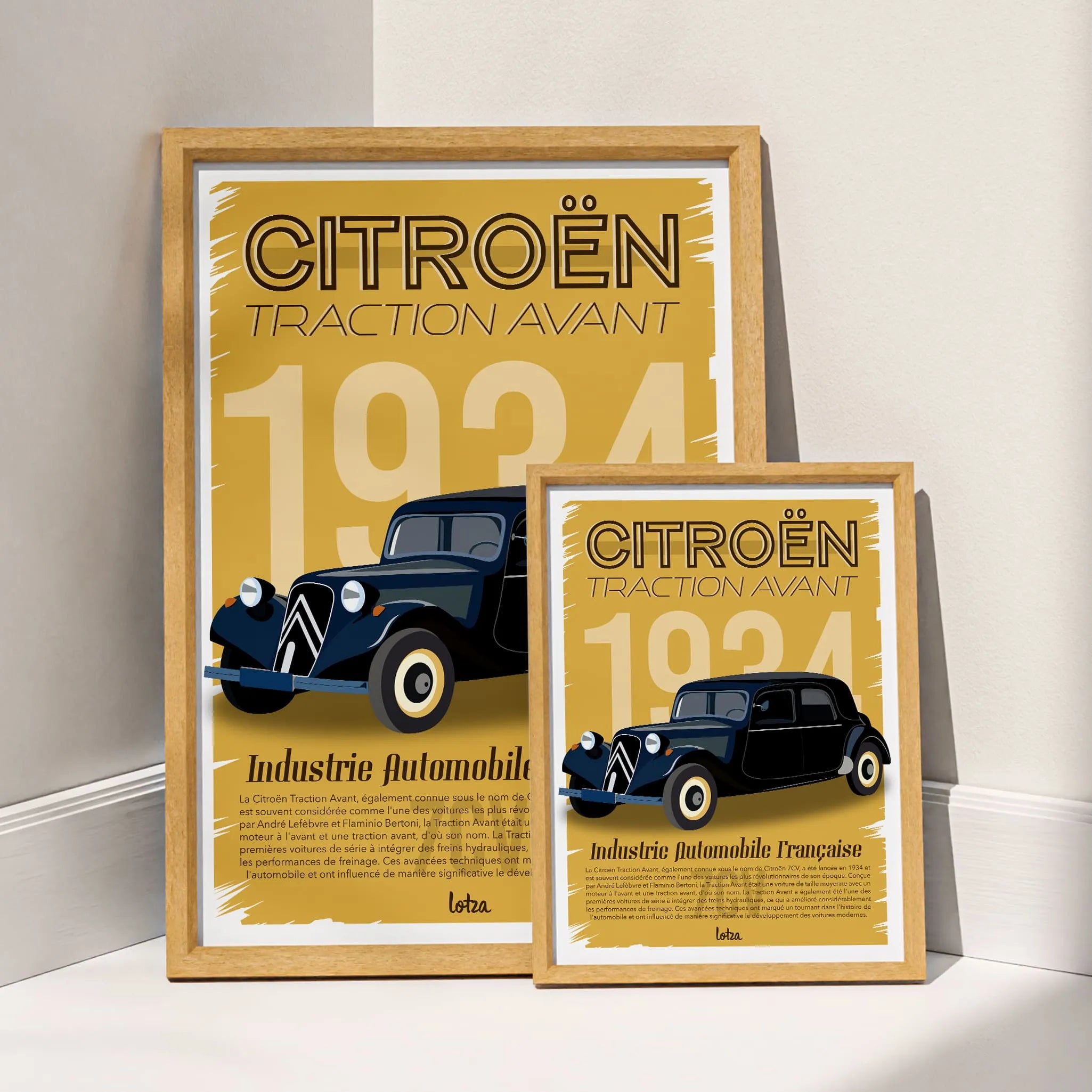 Affiche Citroën Traction Avant