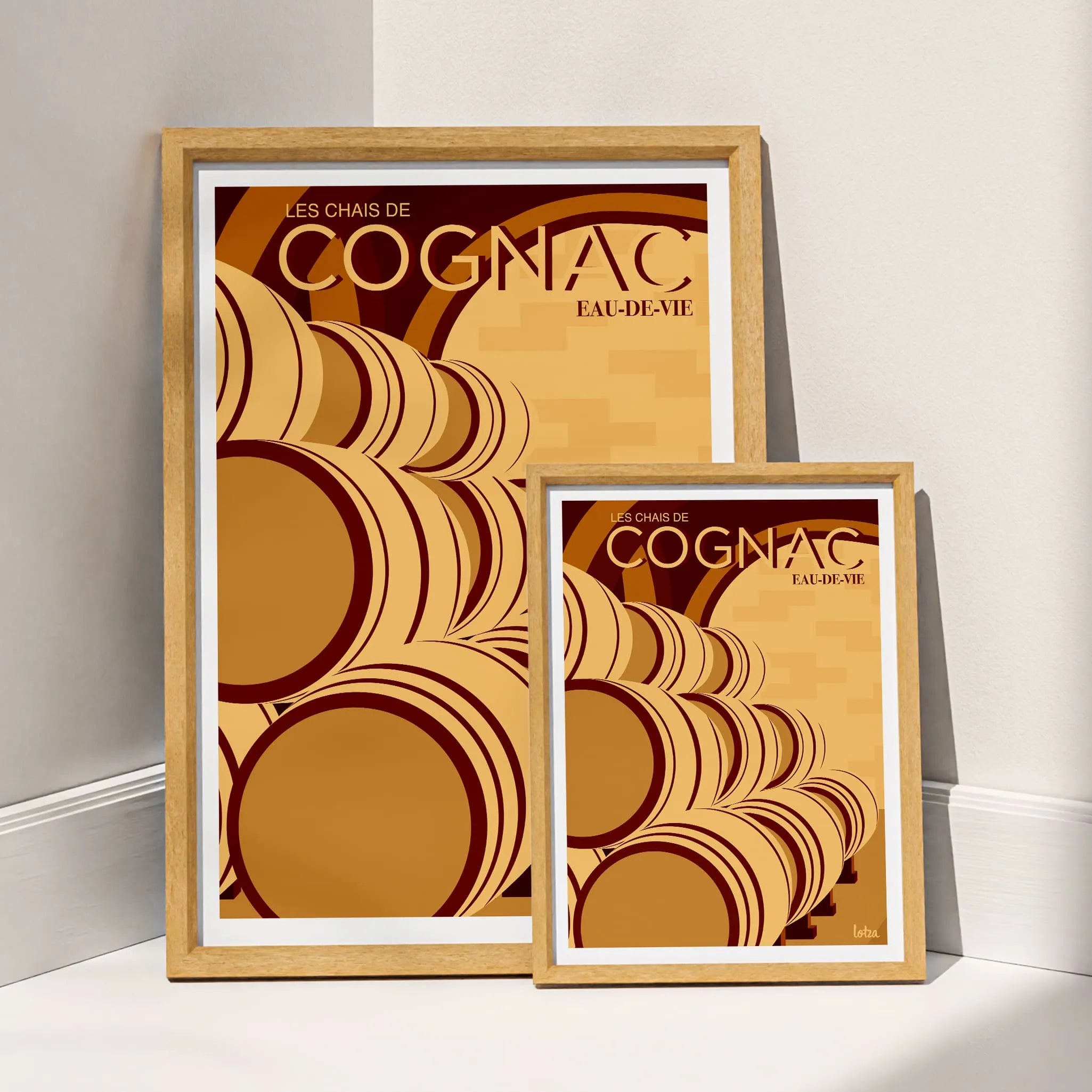 Affiche Cognac - Chais