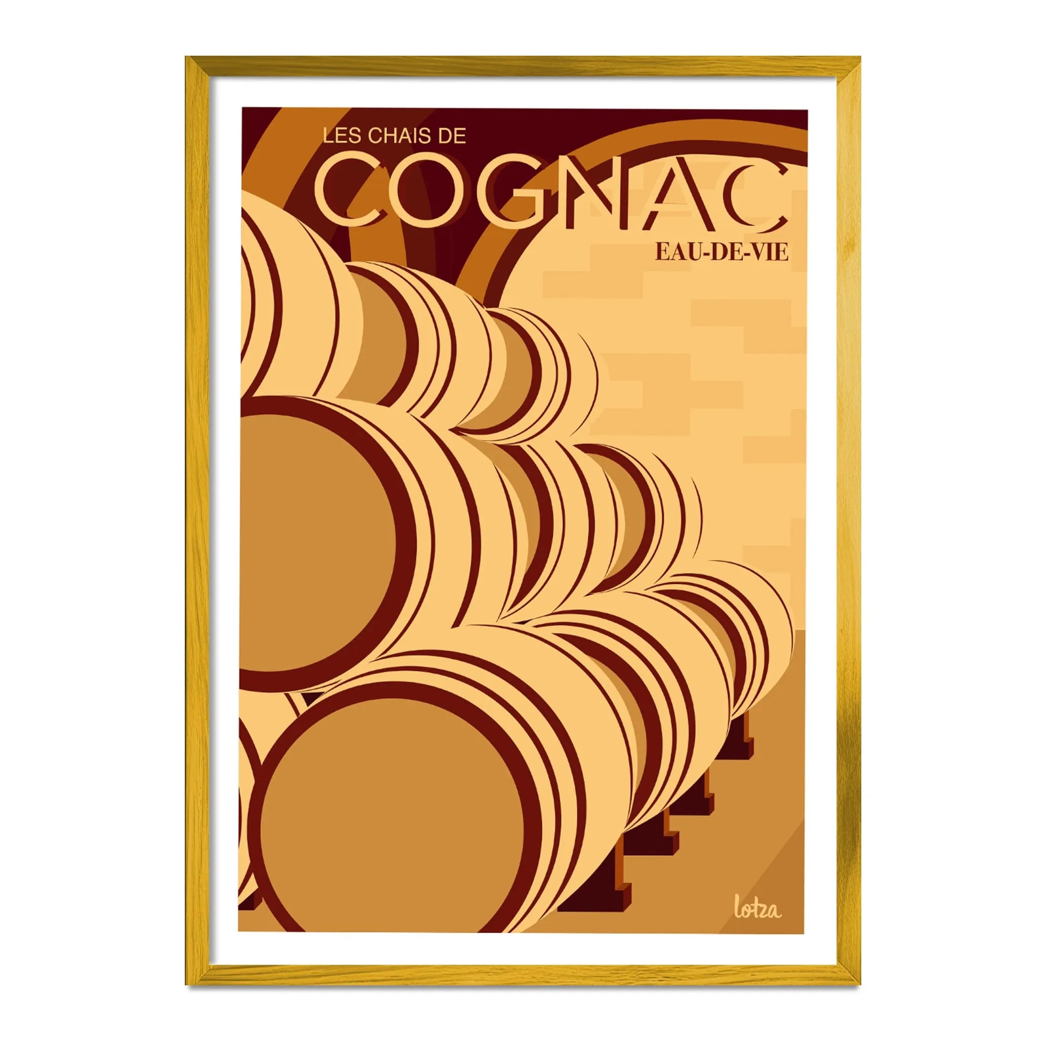 Affiche Cognac - Chais