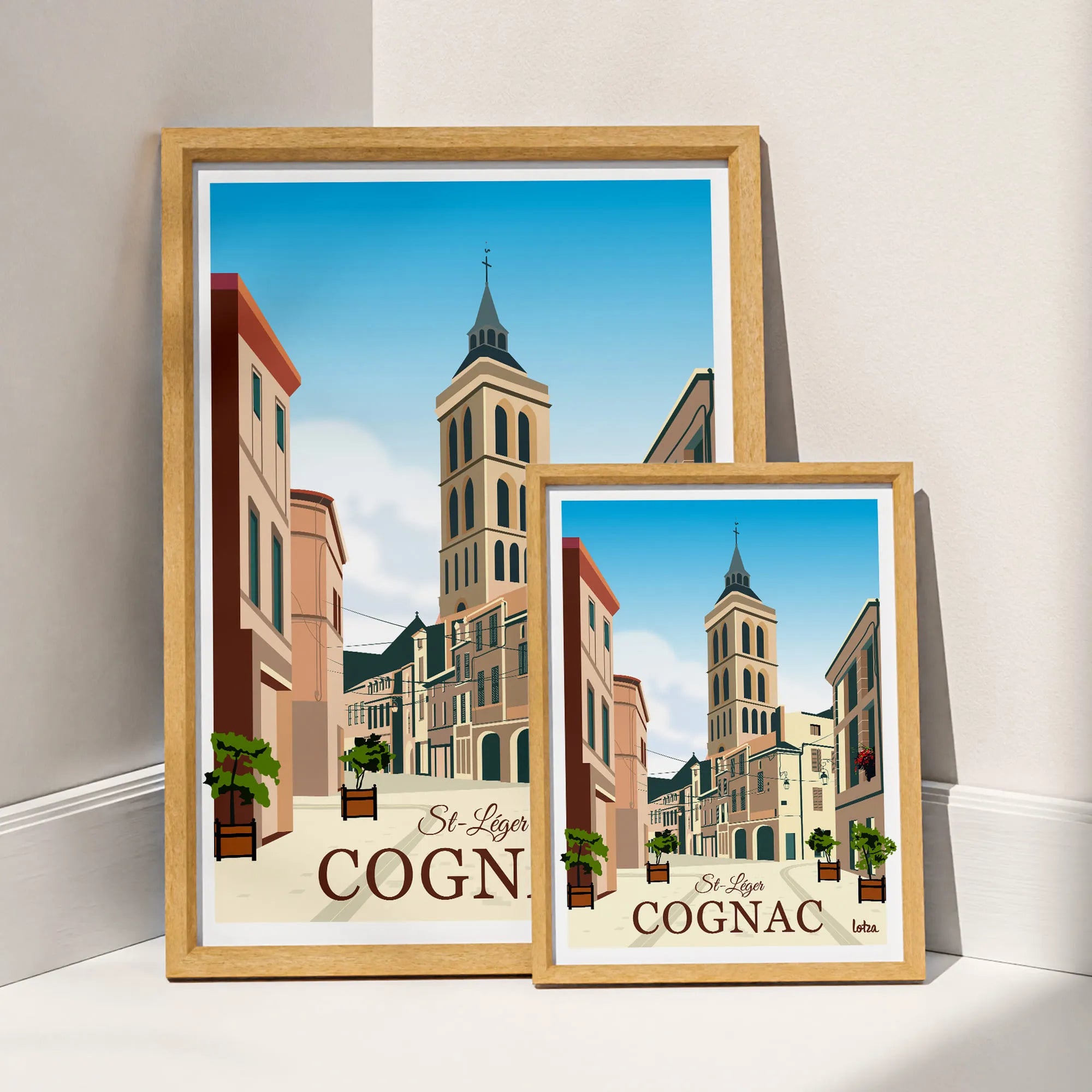 Affiche Cognac - Saint-Léger