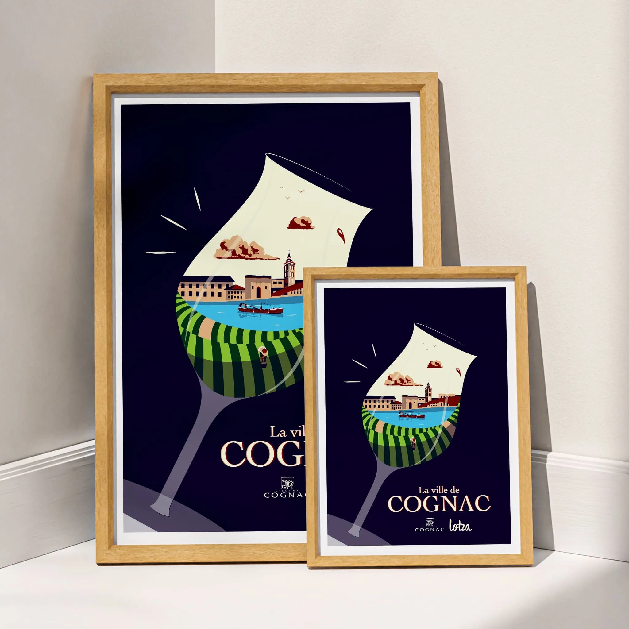 Affiche Cognac (verre)