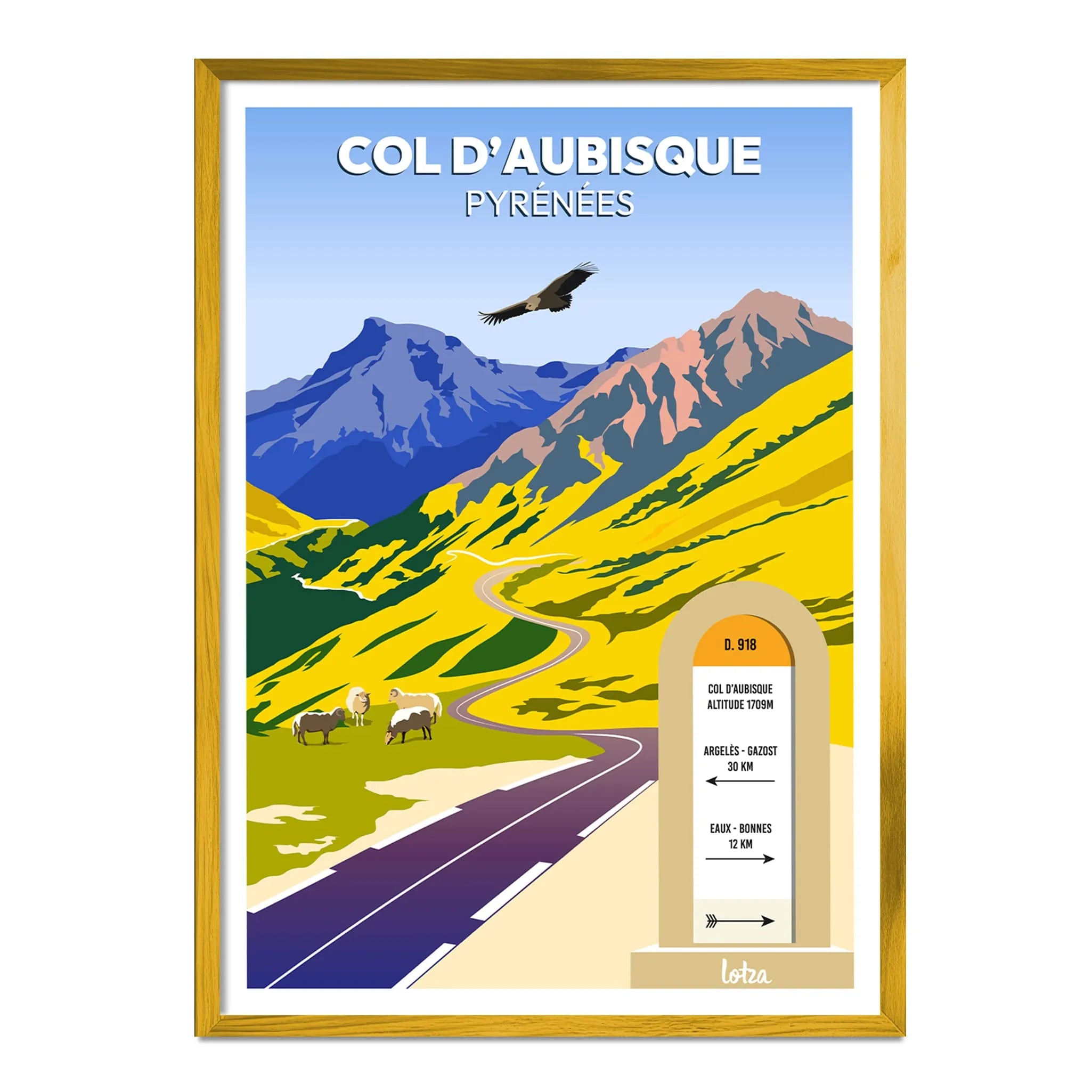 Affiche Col d'Aubisque