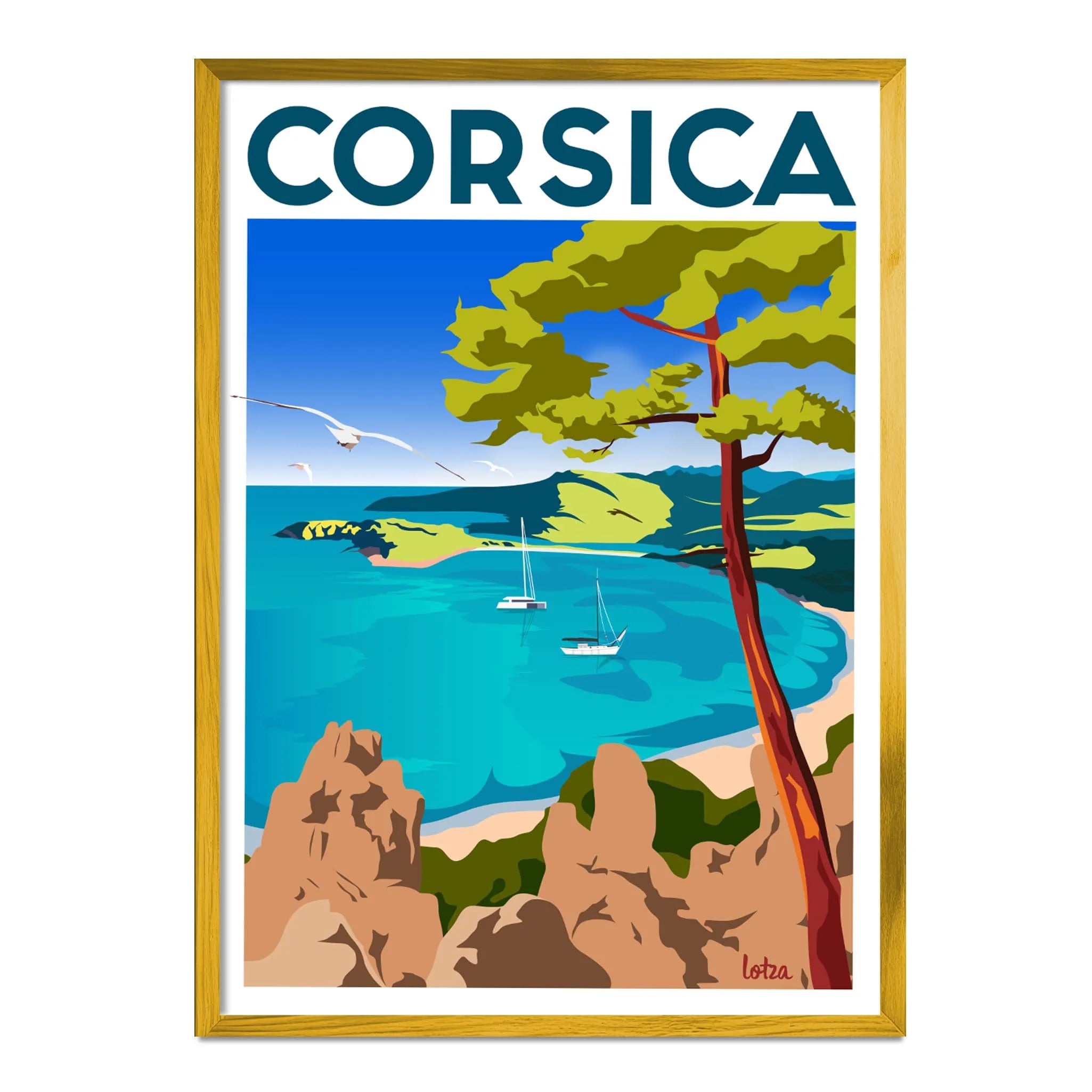 Affiche Corsica