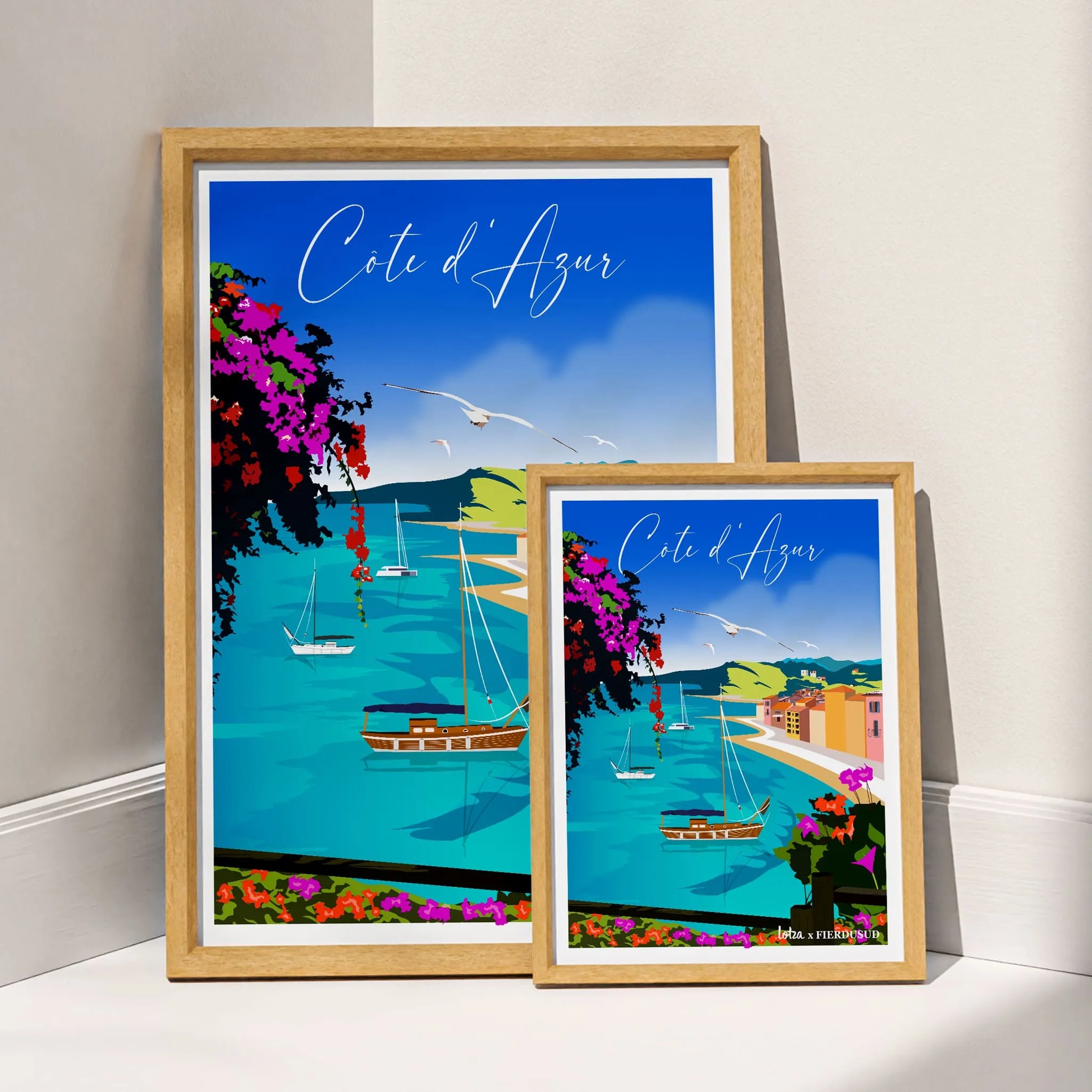 Affiche Côte d'Azur