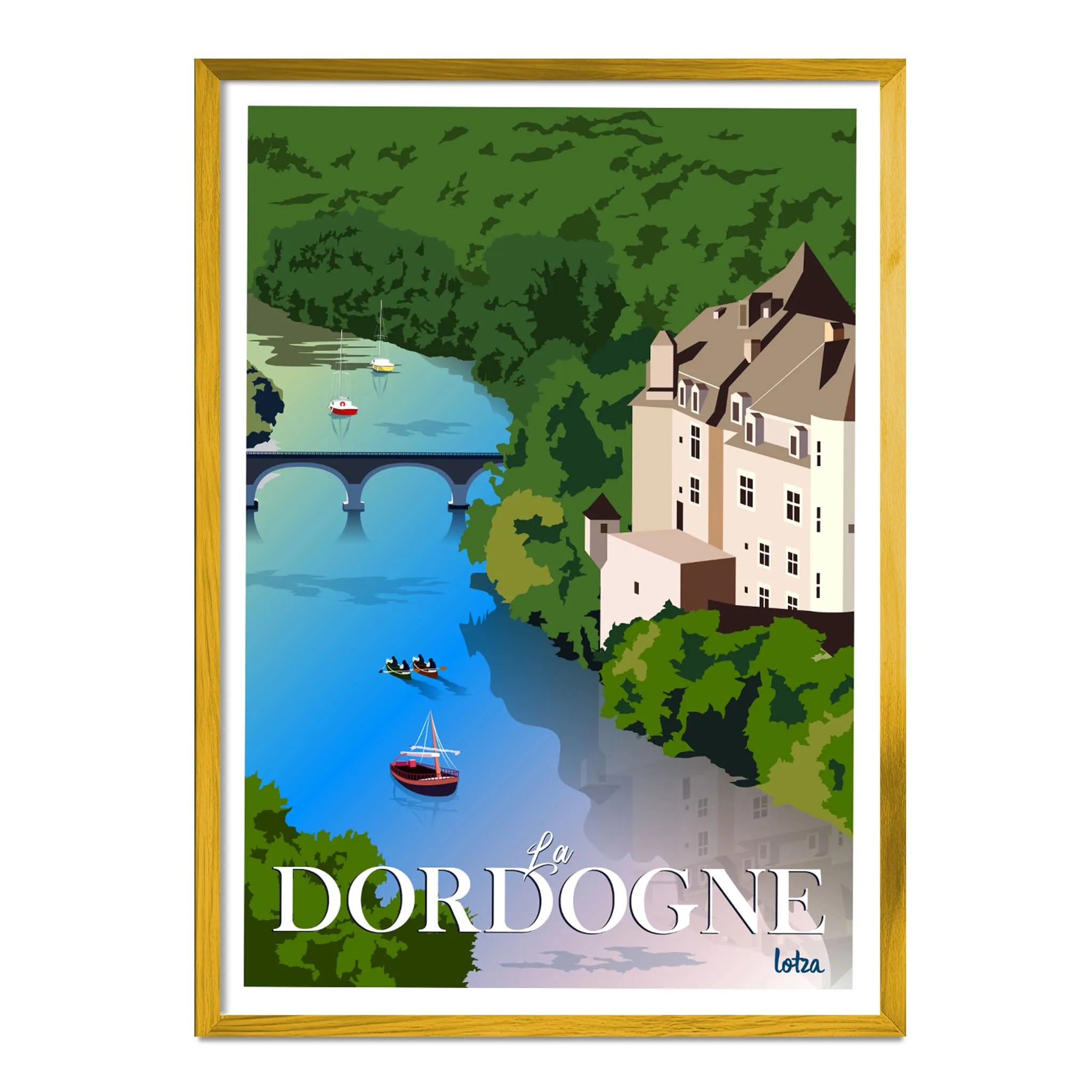 Affiche Dordogne