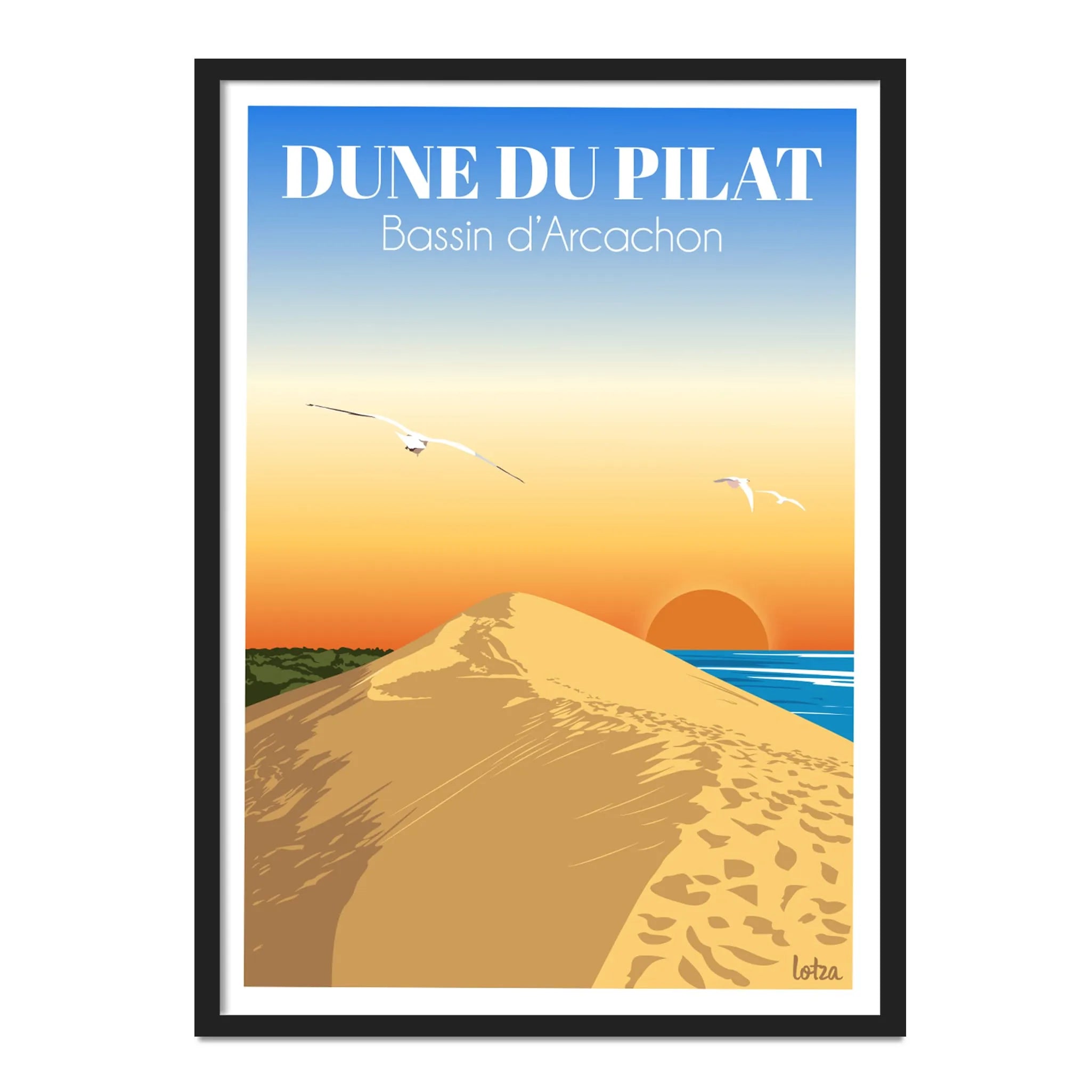 Affiche Dune du Pilat