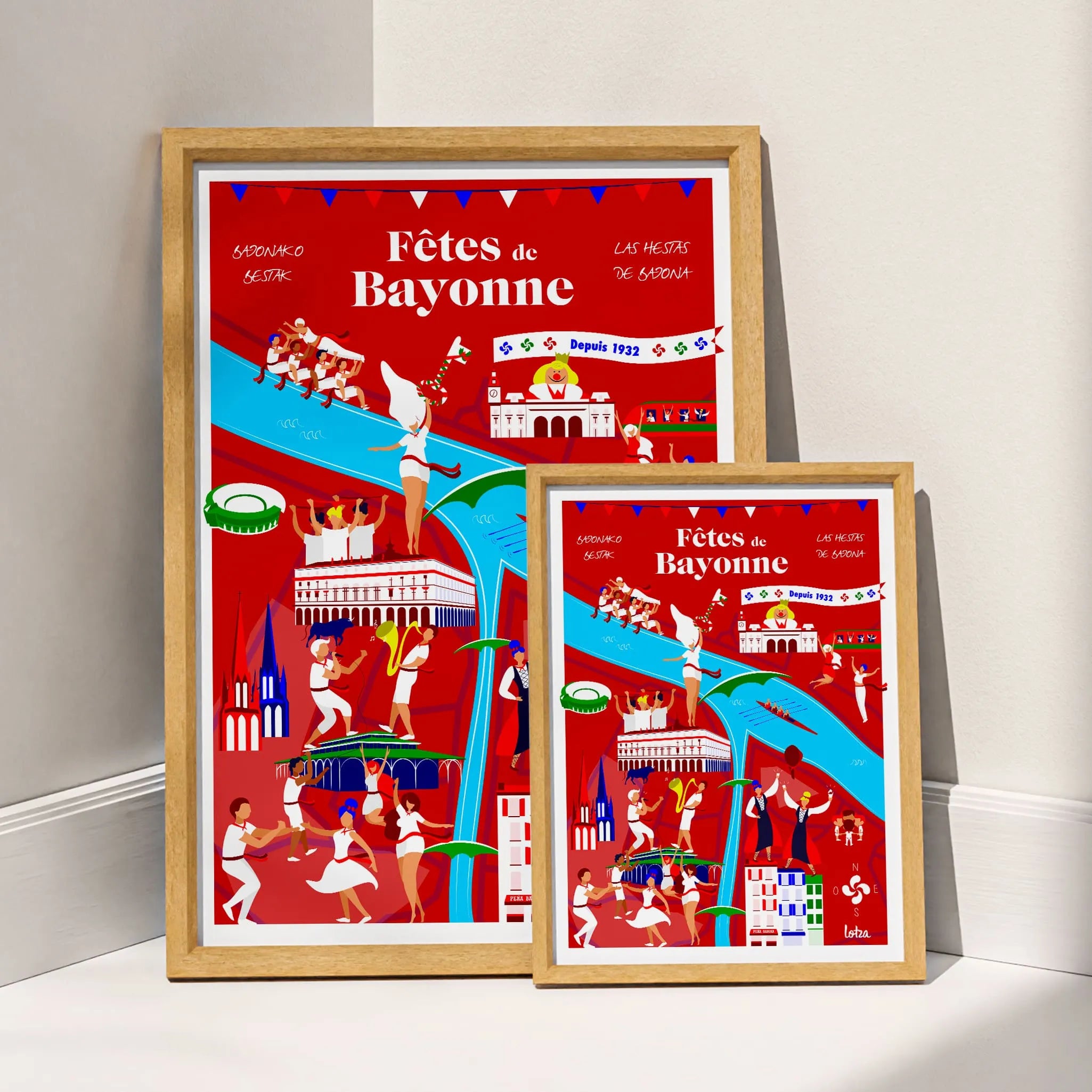 Affiche Fêtes de Bayonne