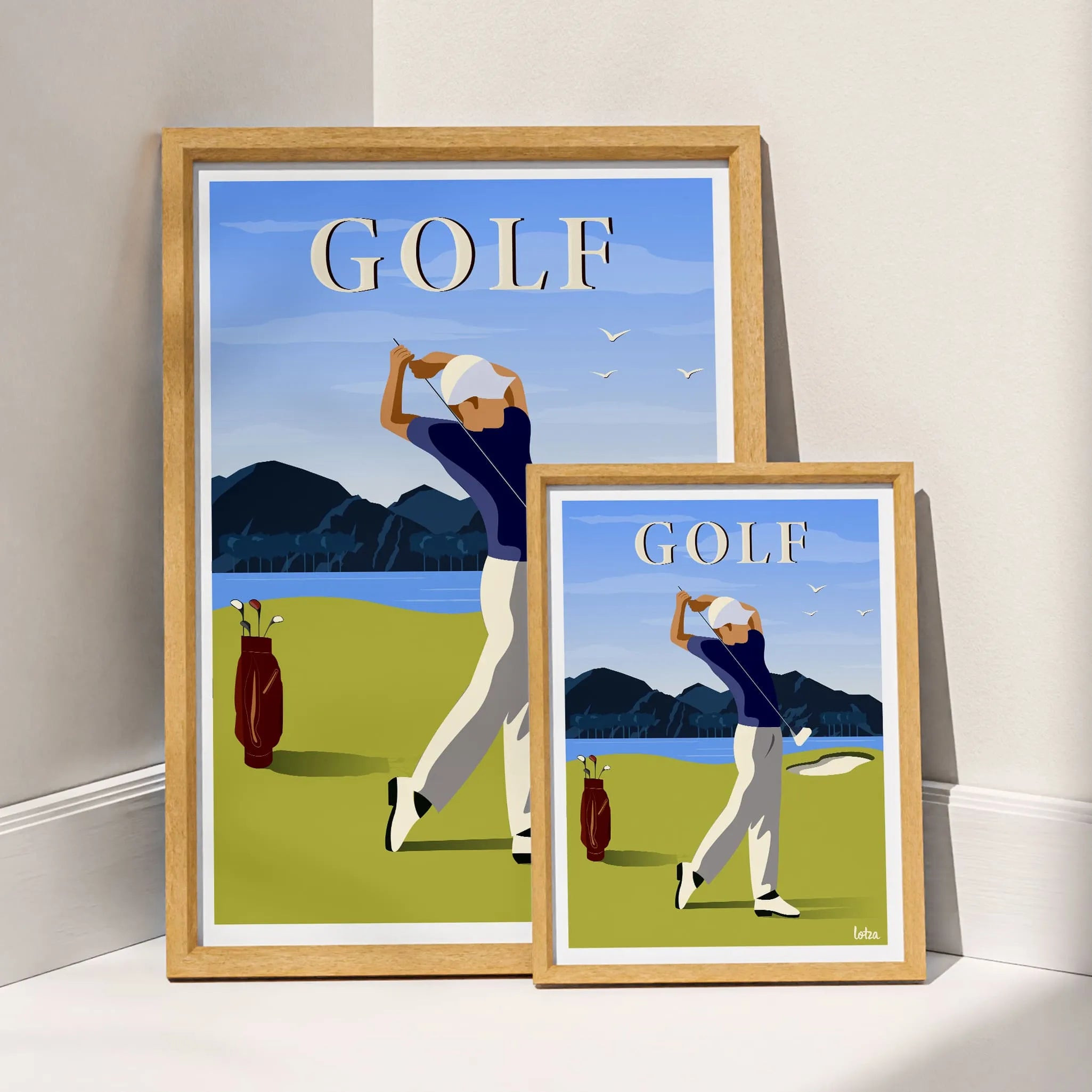 Affiche Golf