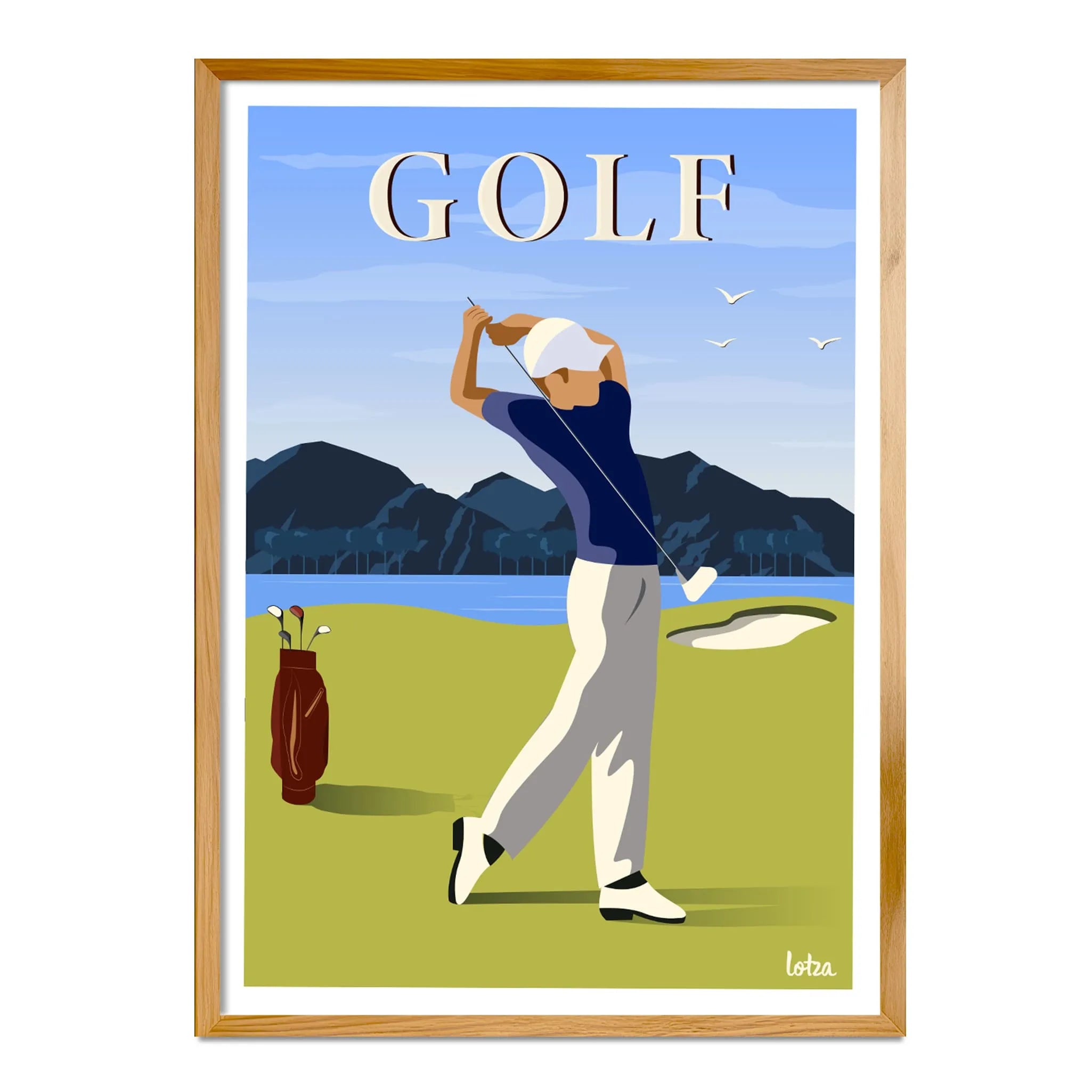 Affiche Golf