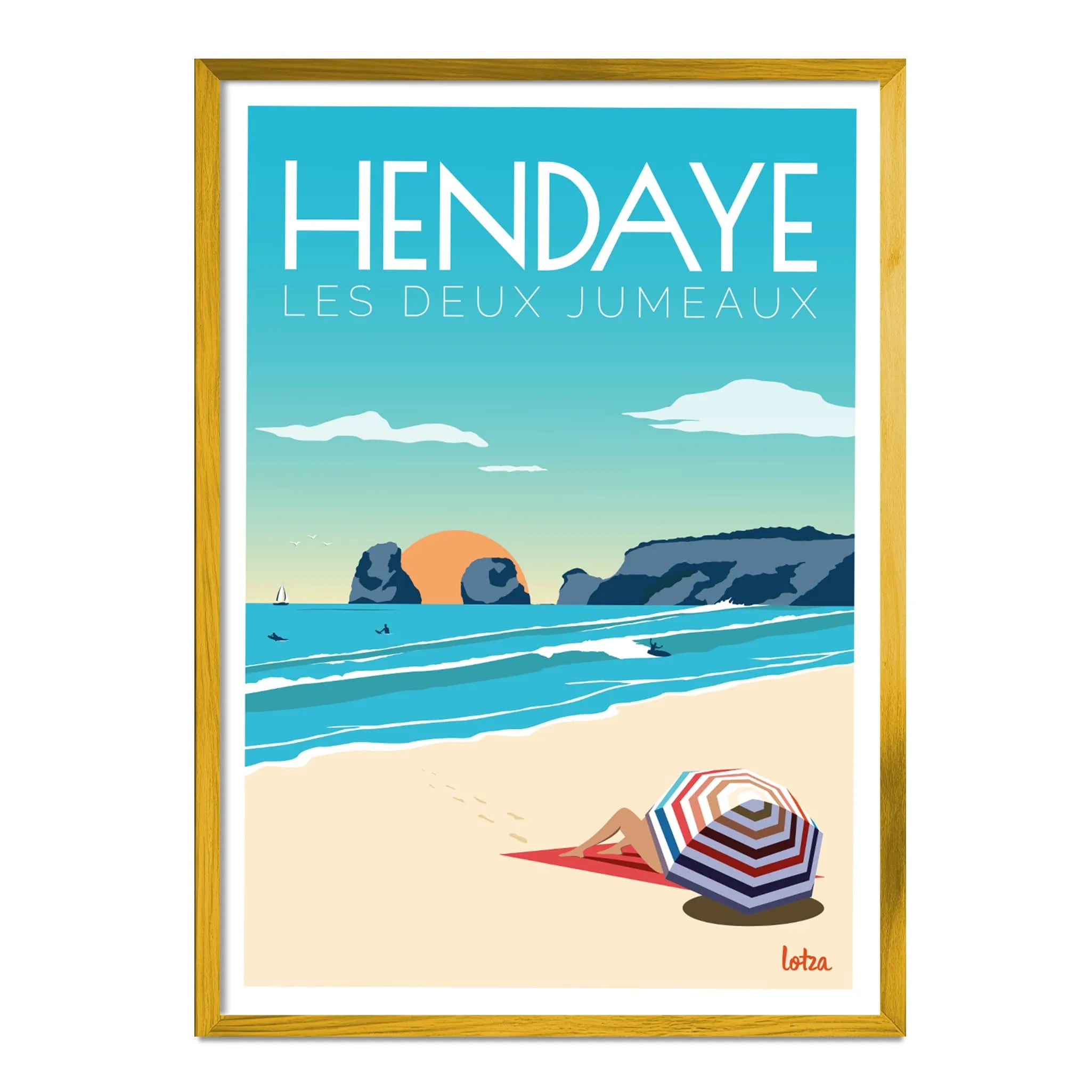 Affiche Hendaye