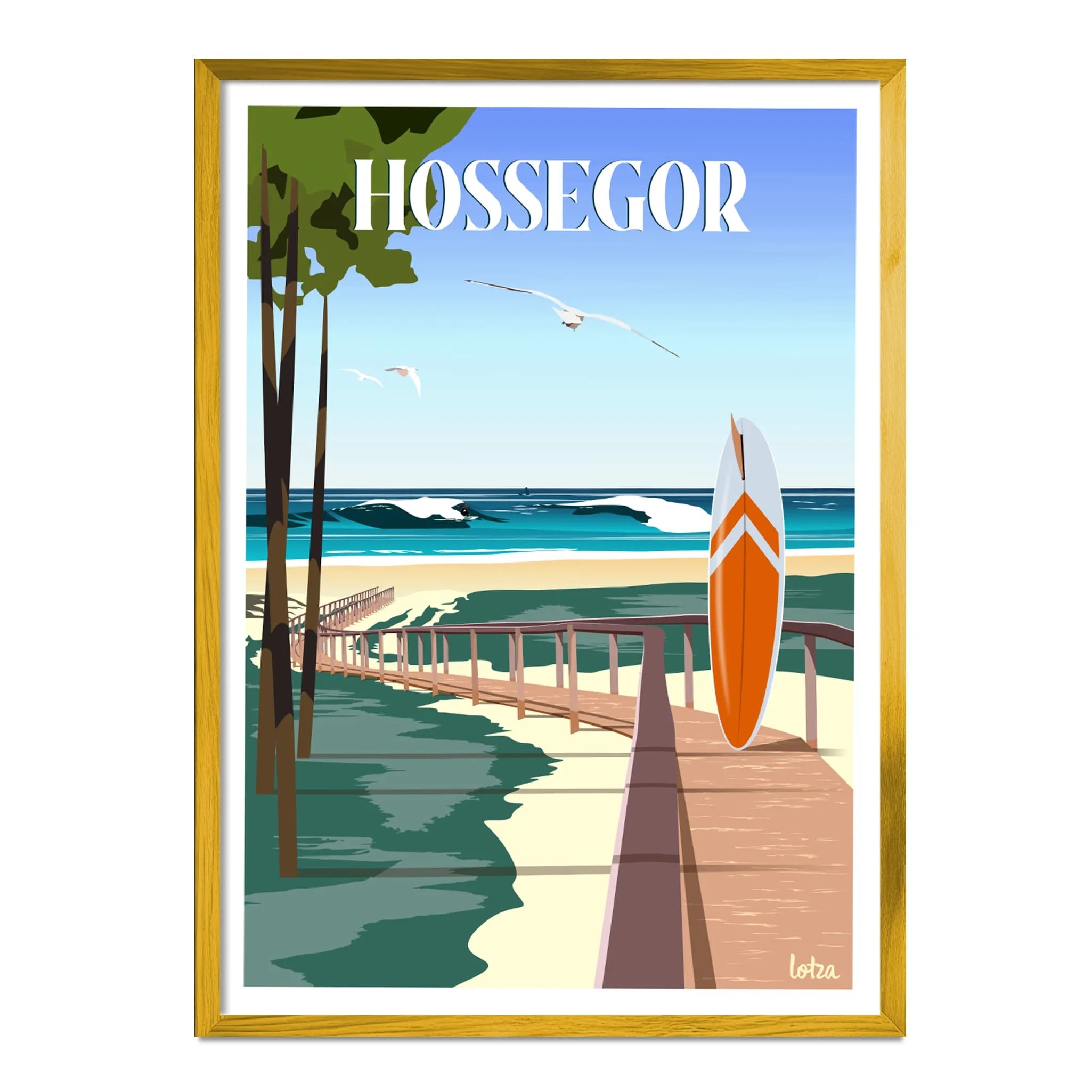 Affiche Hossegor