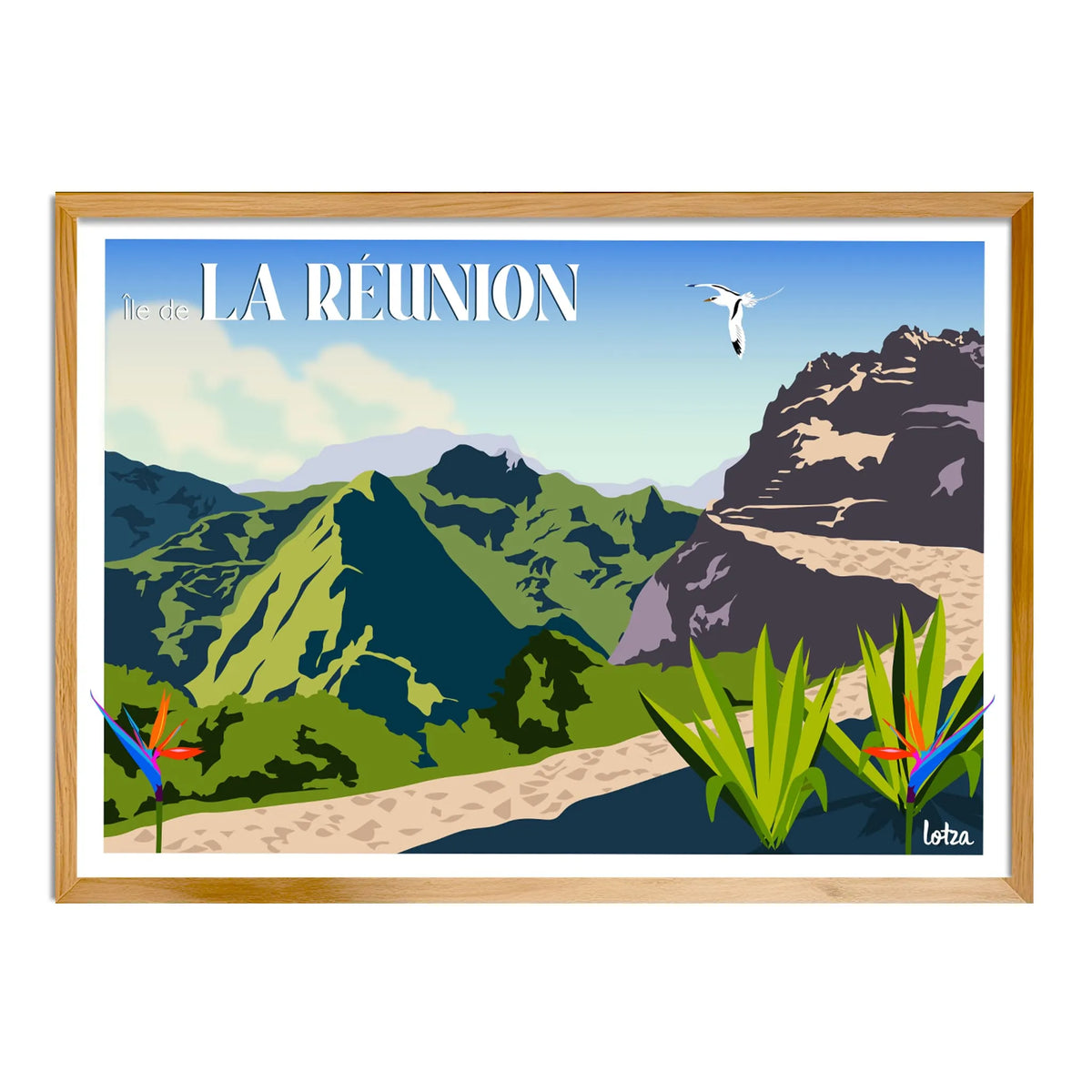 Reunion Island Poster - Mafate Circus