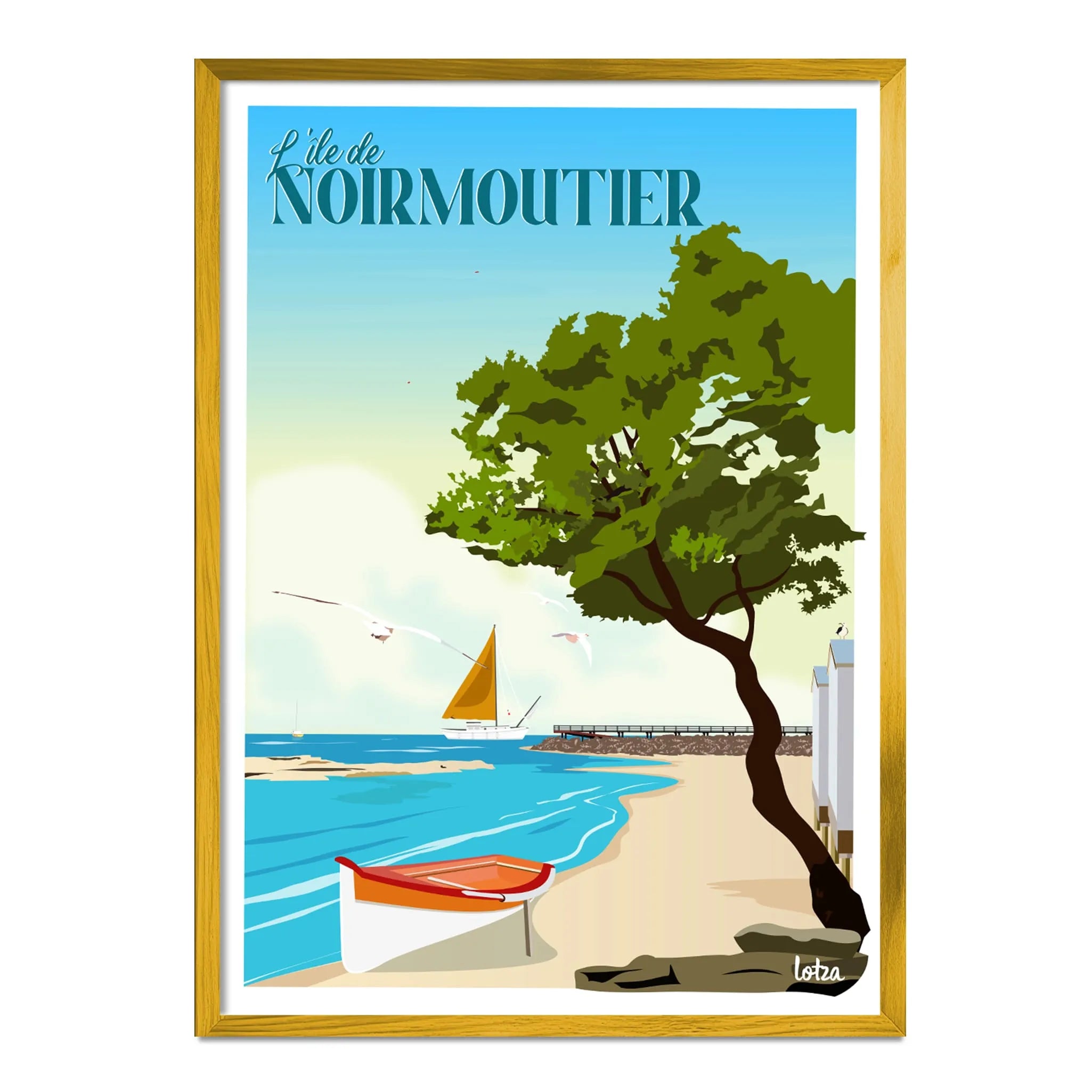 Affiche Île de Noirmoutier