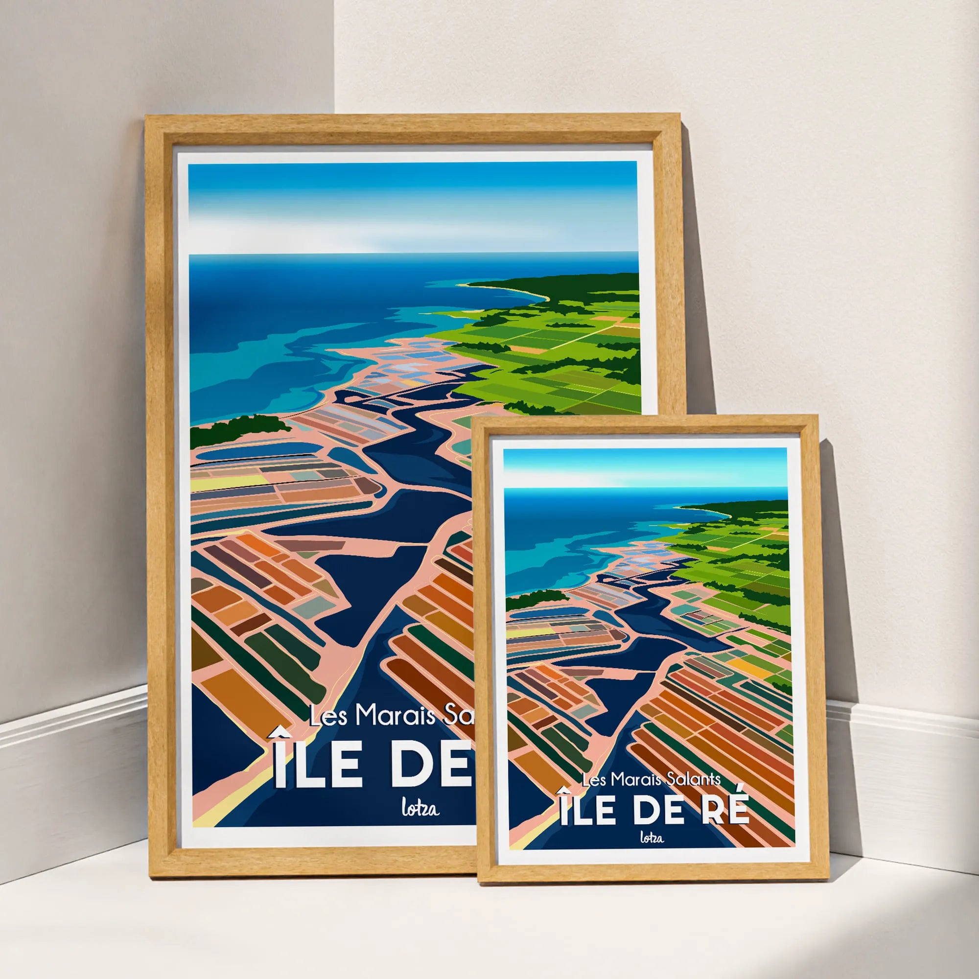 Affiche Île de Ré - Marais Salants