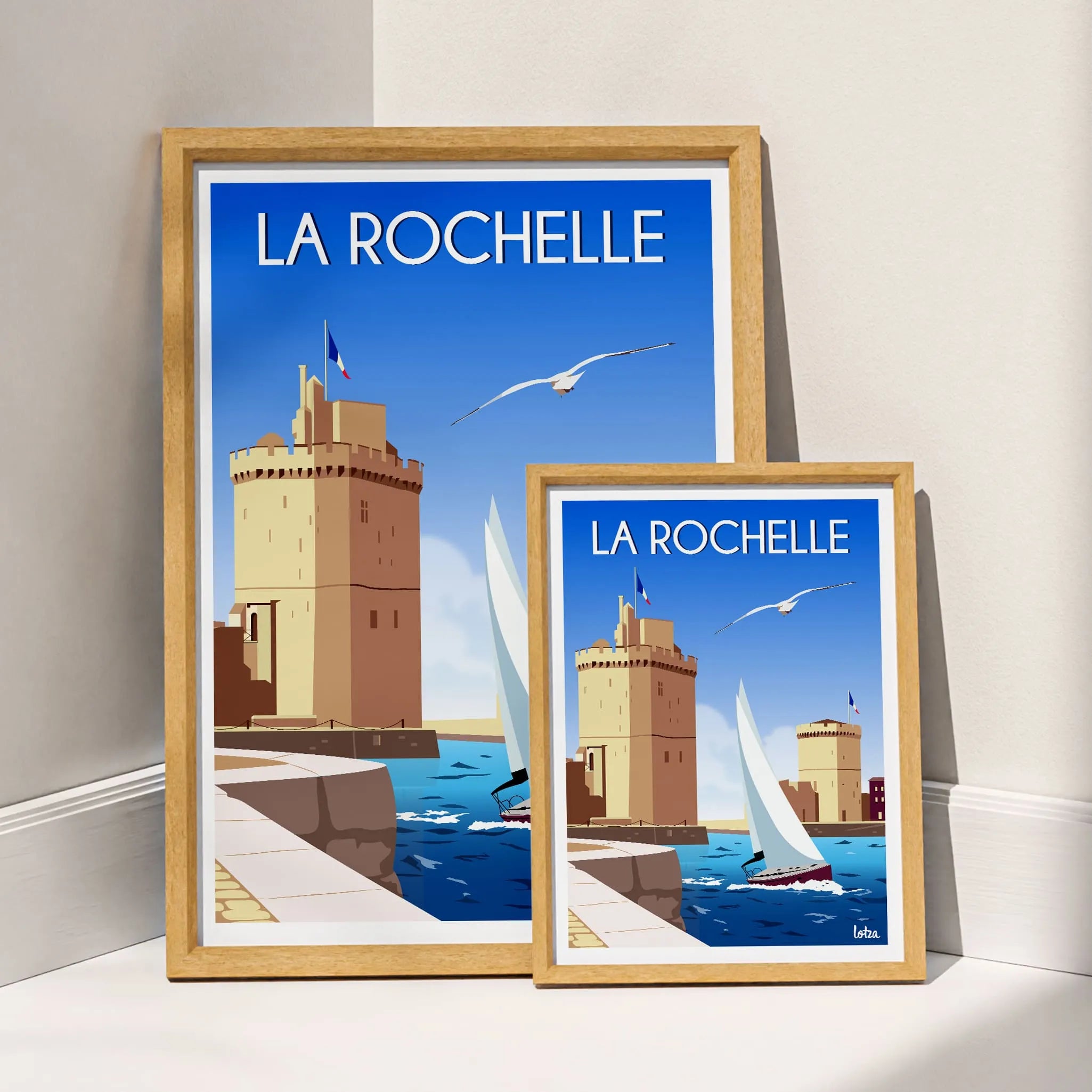 Affiche La Rochelle - Les Deux Tours