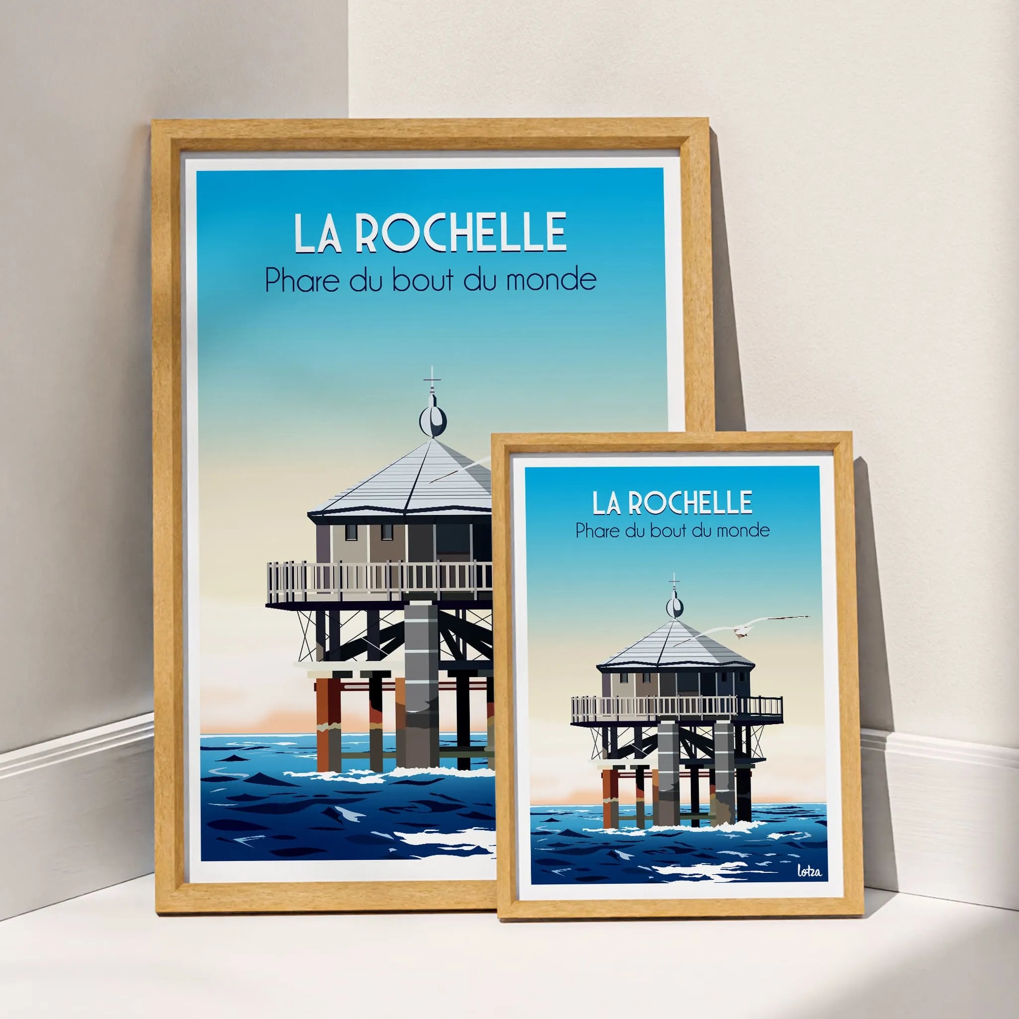 Affiche La Rochelle - Phare du Bout du Monde