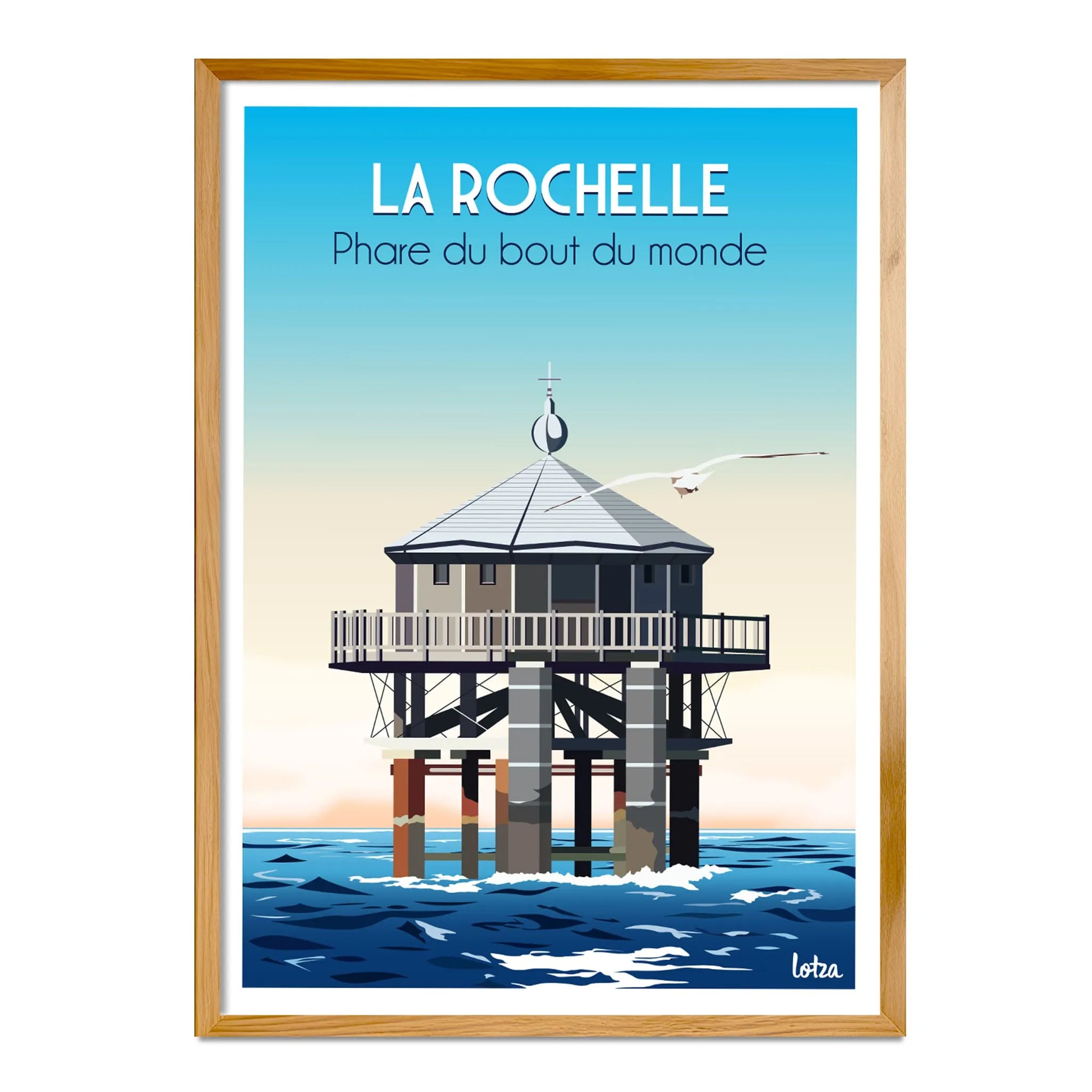 La Rochelle Poster - Lighthouse at the End of the World