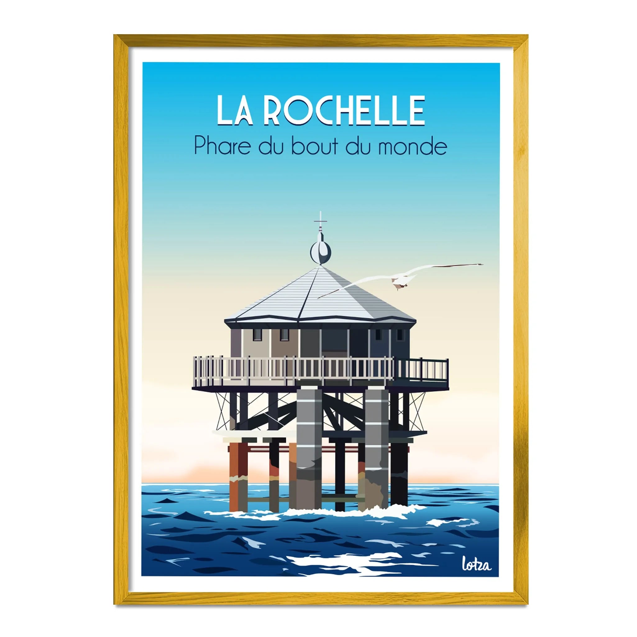 Affiche La Rochelle - Phare du Bout du Monde