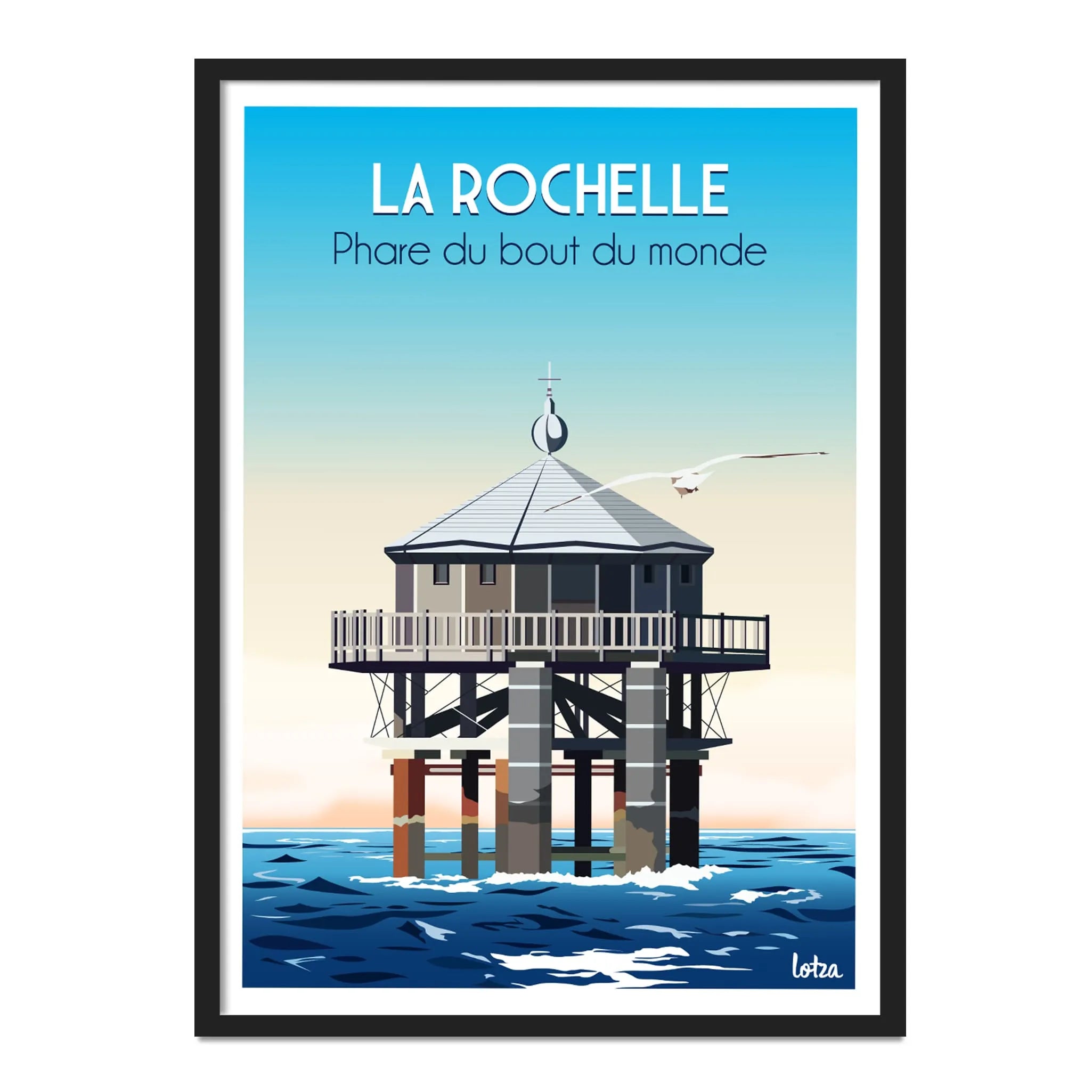 La Rochelle Poster - Lighthouse at the End of the World