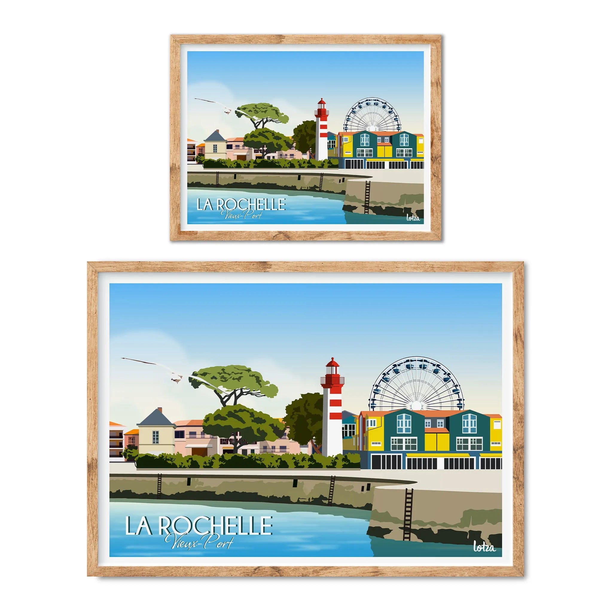 Affiche La Rochelle - Vieux Port