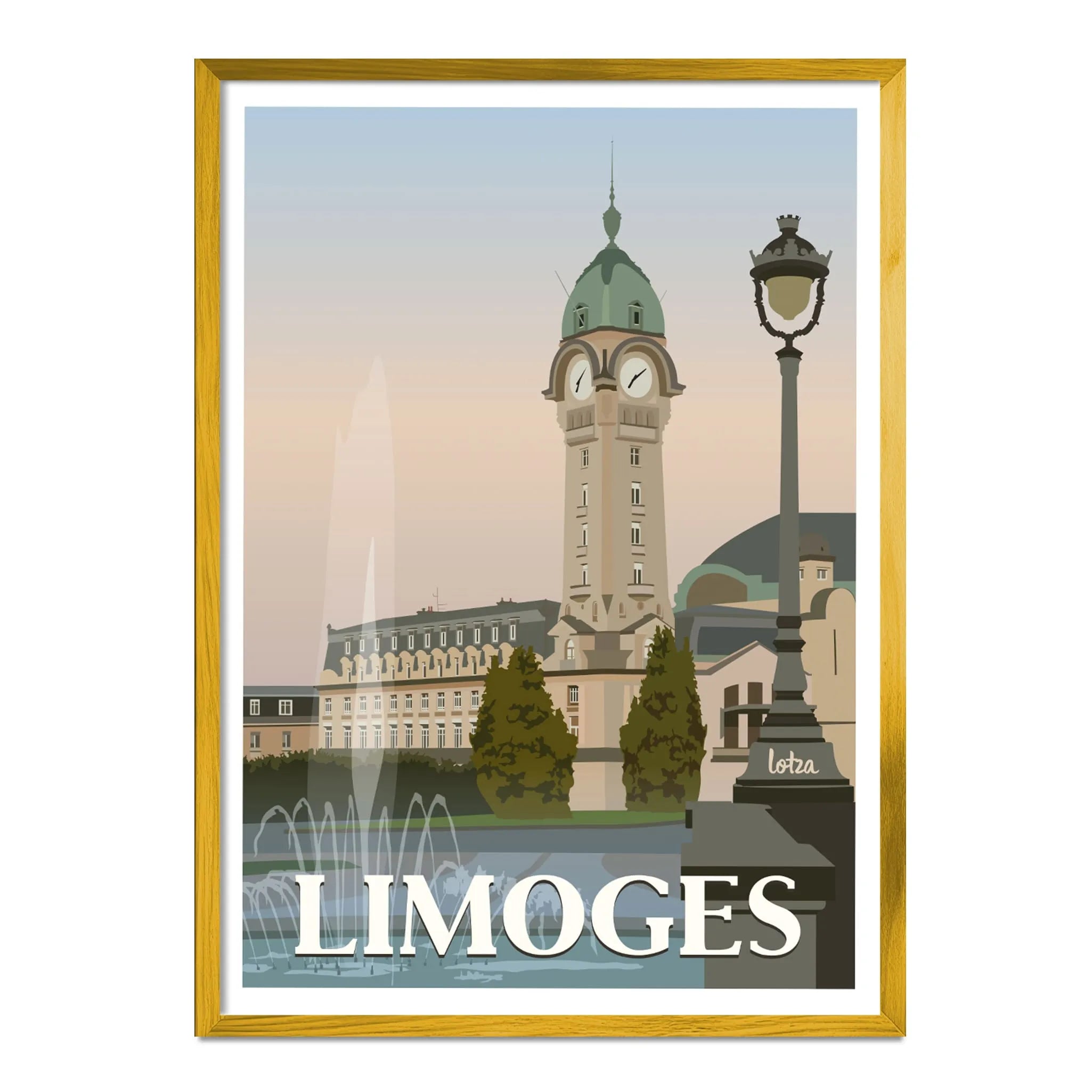 Affiche Limoges