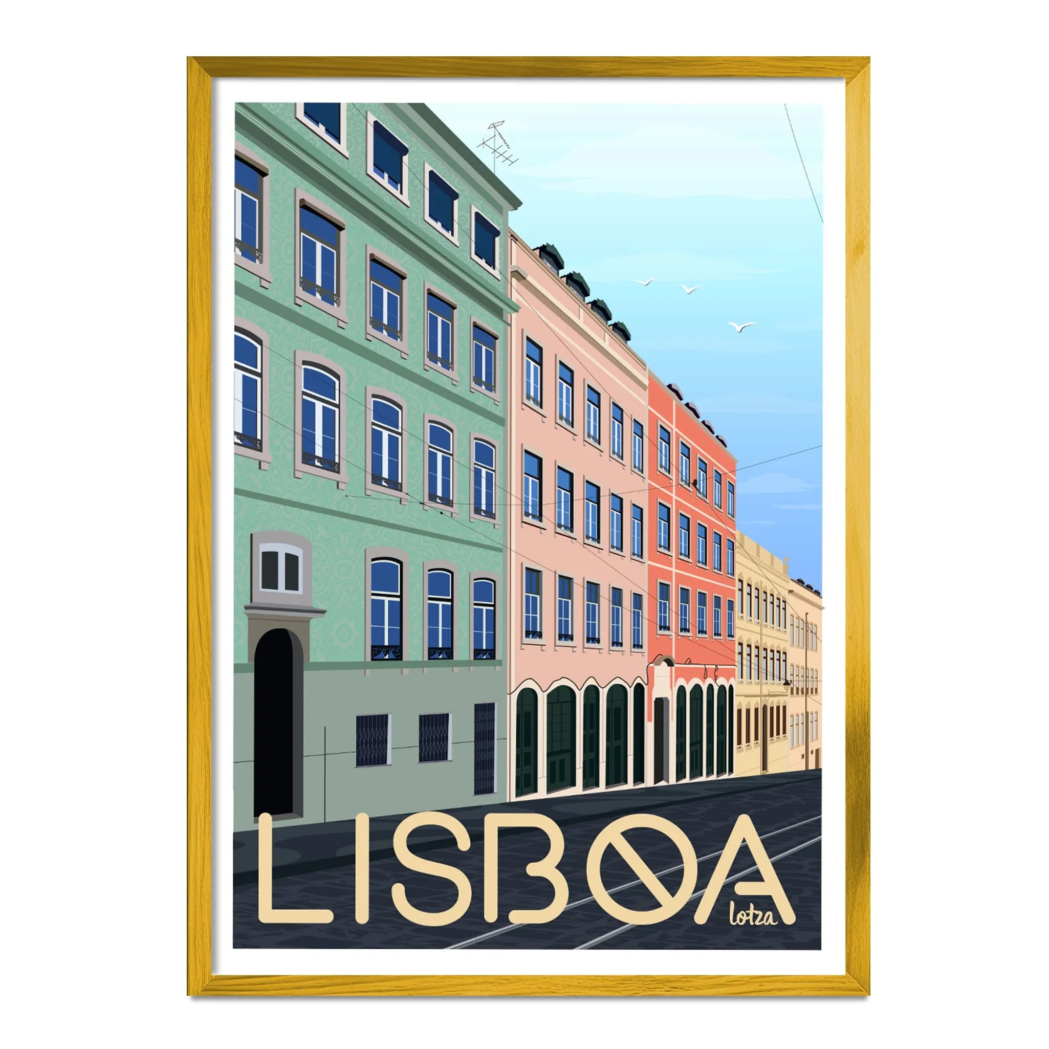 Affiche Lisbonne