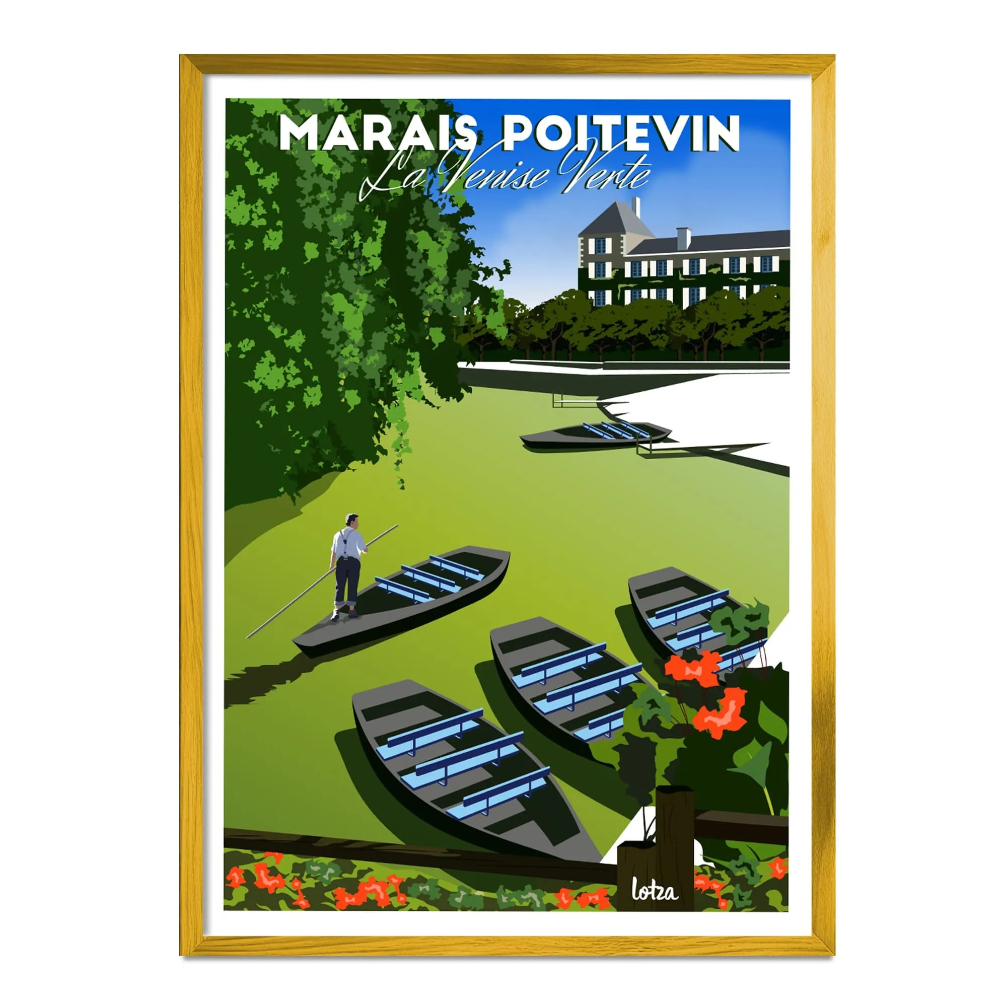 Affiche Marais Poitevin