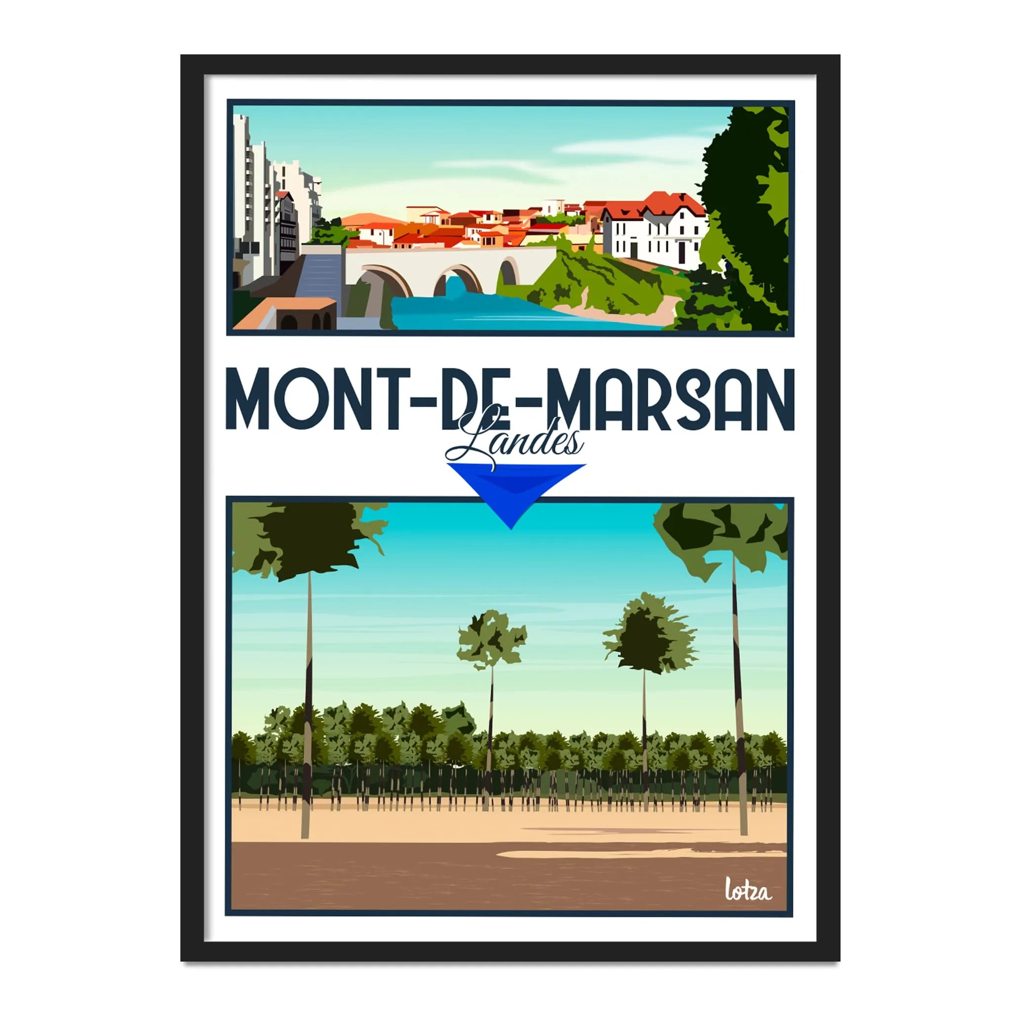 Affiche Mont-de-Marsan
