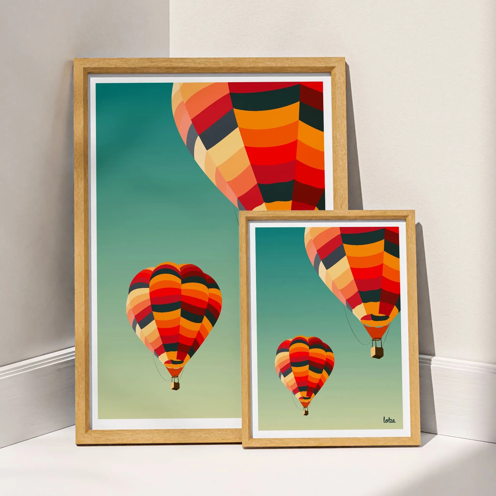 Affiche Montgolfières