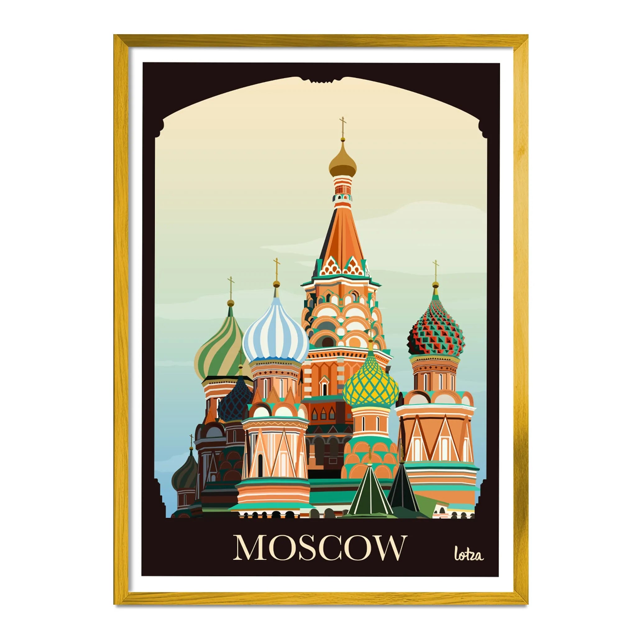 Affiche Moscou